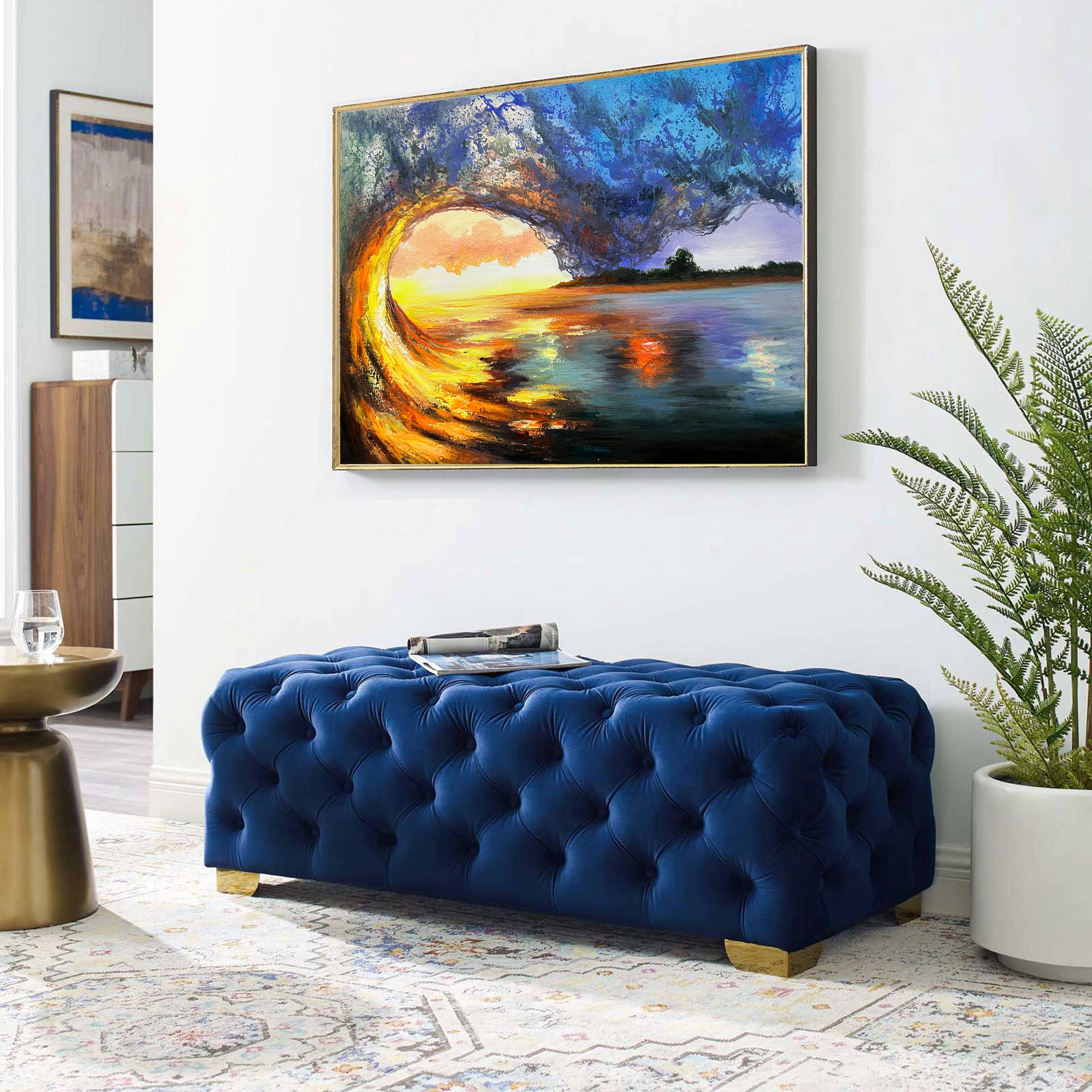 Elowen Sunset Canvas Wall Art