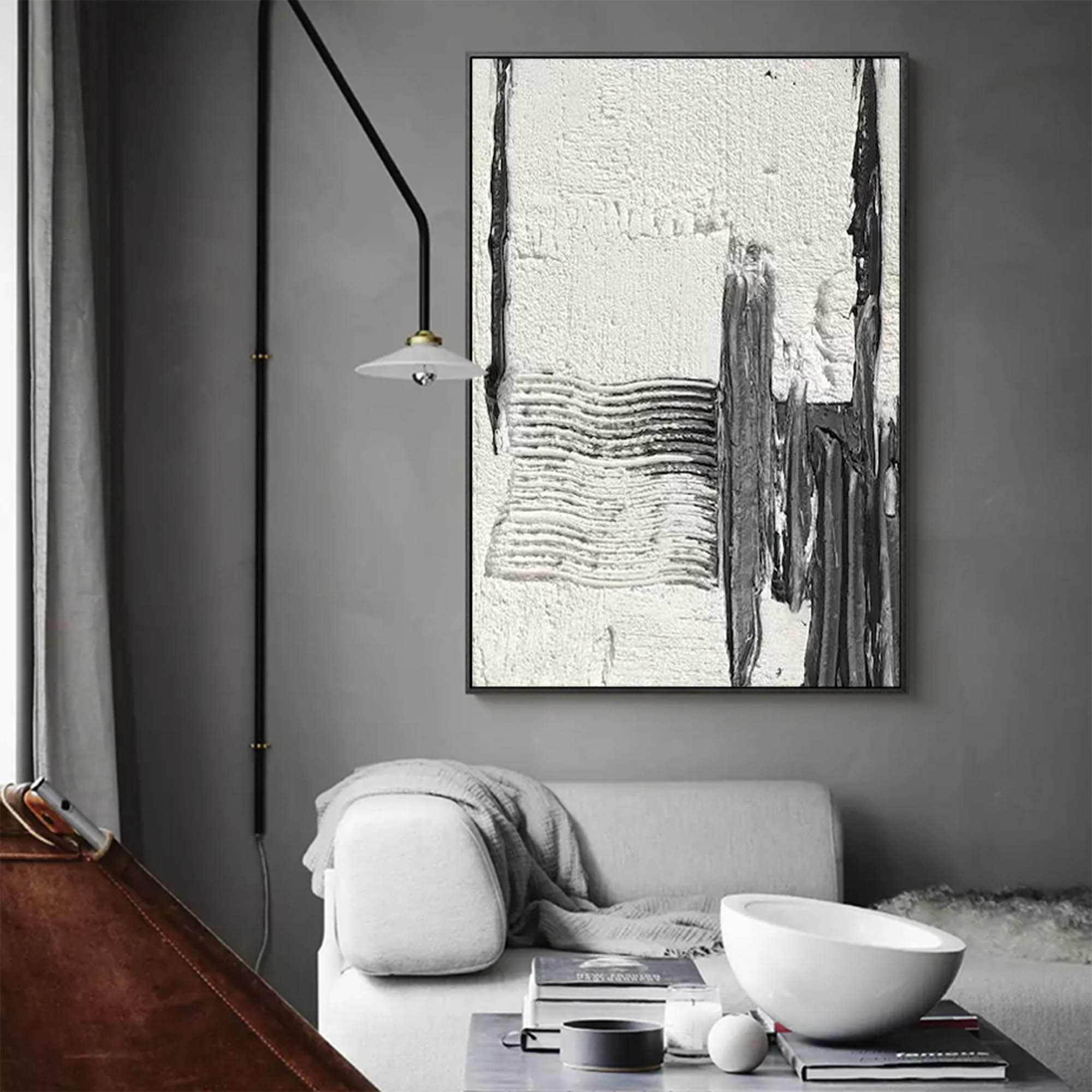 Textured Canvas Art Minimalist Painting