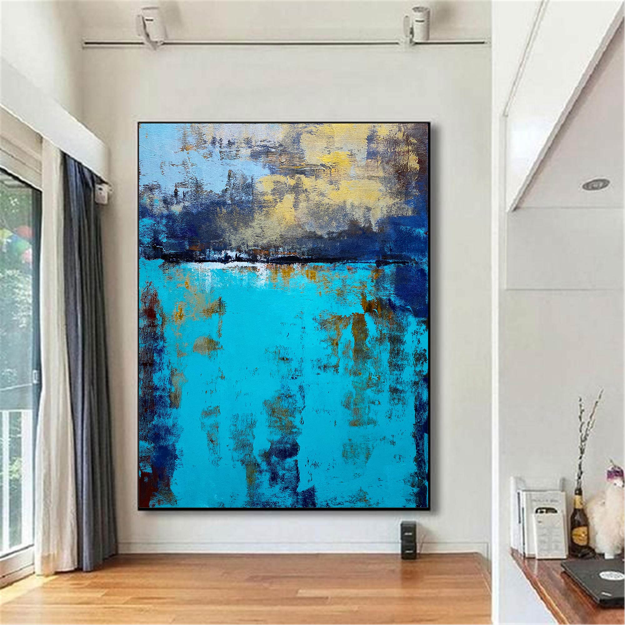 Abstract Sea Scenery Painting