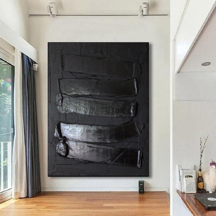 Black Minimalist Painting