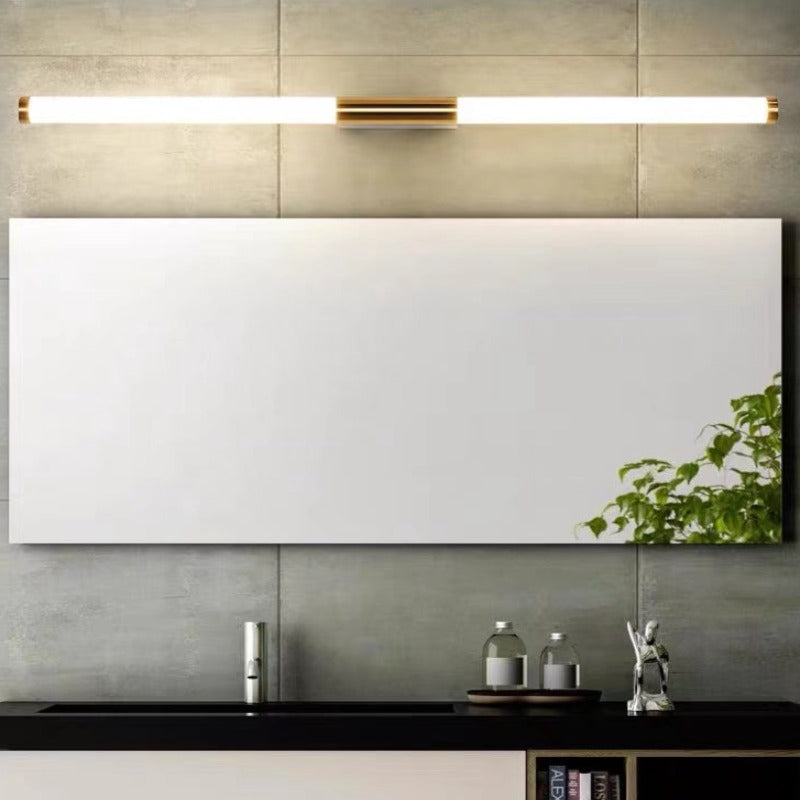Moren Minimalist Linear Metal Wall Lamp, Gold - Neutralighting