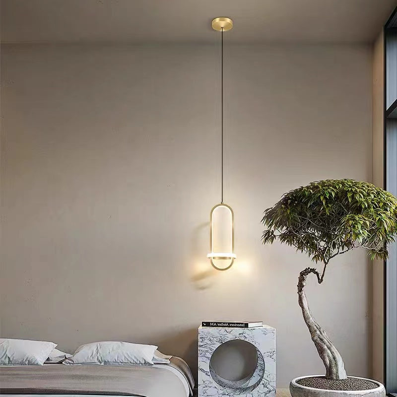 Arisha Modern Minimalist LED Ring Pendant Light Bedsides - Neutralighting