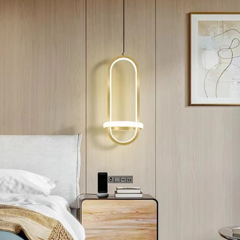 Arisha Modern Minimalist LED Ring Pendant Light Bedsides - Neutralighting