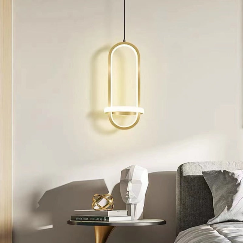 Arisha Modern Minimalist LED Ring Pendant Light Bedsides - Neutralighting