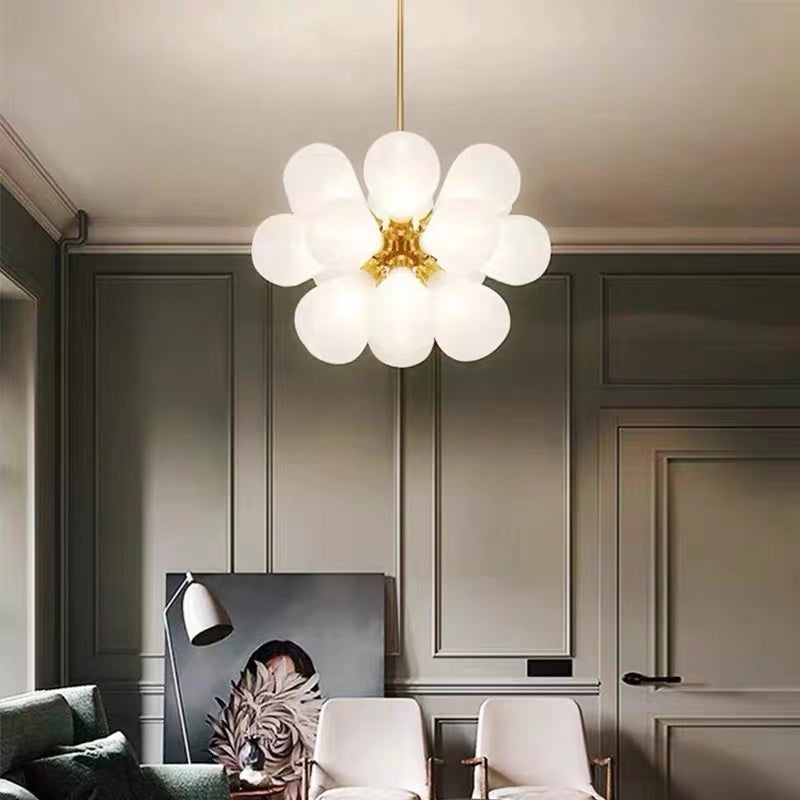 Valentina Chic Clustered Glass Bubble Pendant Light - Neutralighting