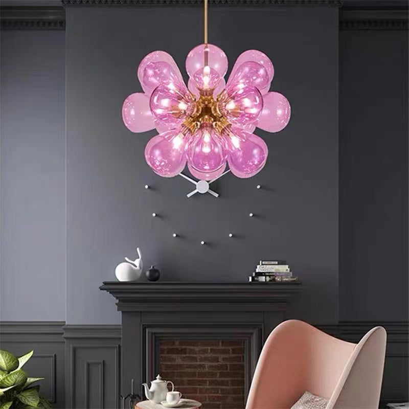 Valentina Chic Clustered Glass Bubble Pendant Light - Neutralighting