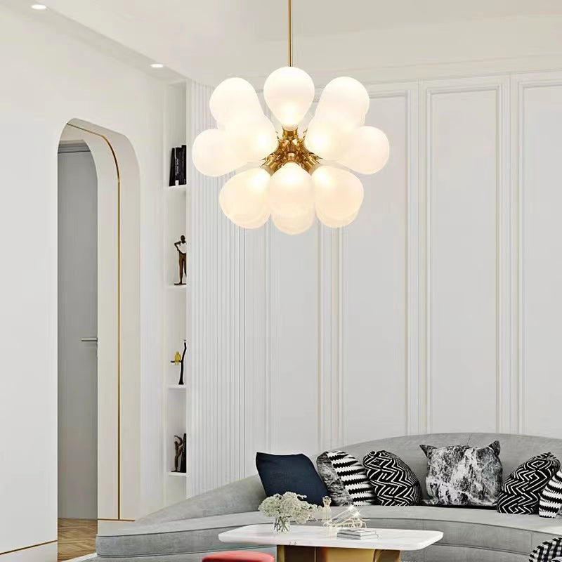 Valentina Chic Clustered Glass Bubble Pendant Light - Neutralighting