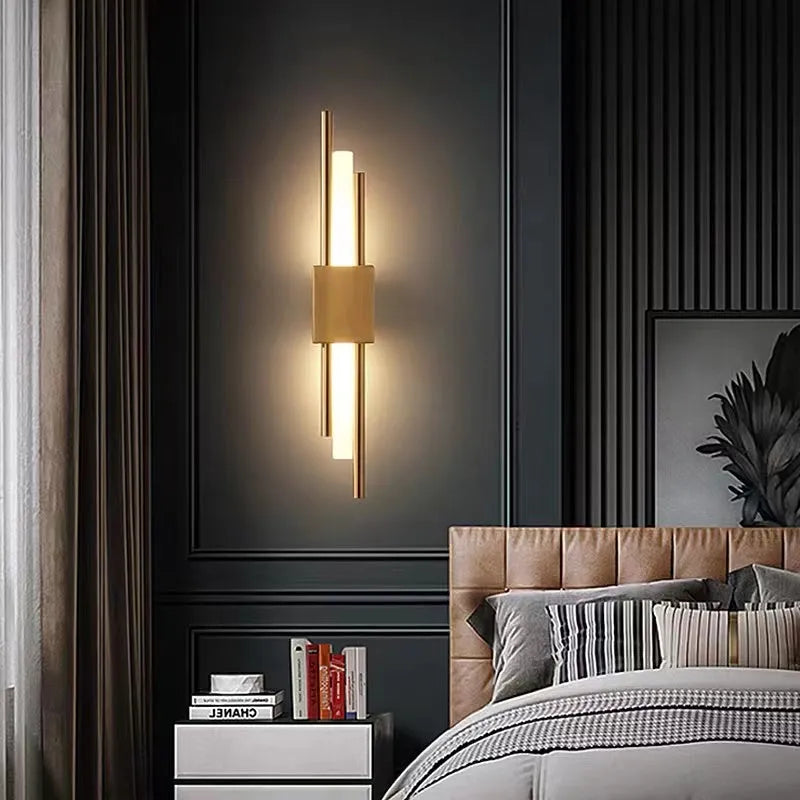Arisha Modern Metal/Marble LED Wall Lamp - Neutralighting