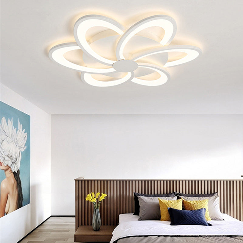 Arisha Flower Shape Ceiling Light White , 2 Style - Neutralighting