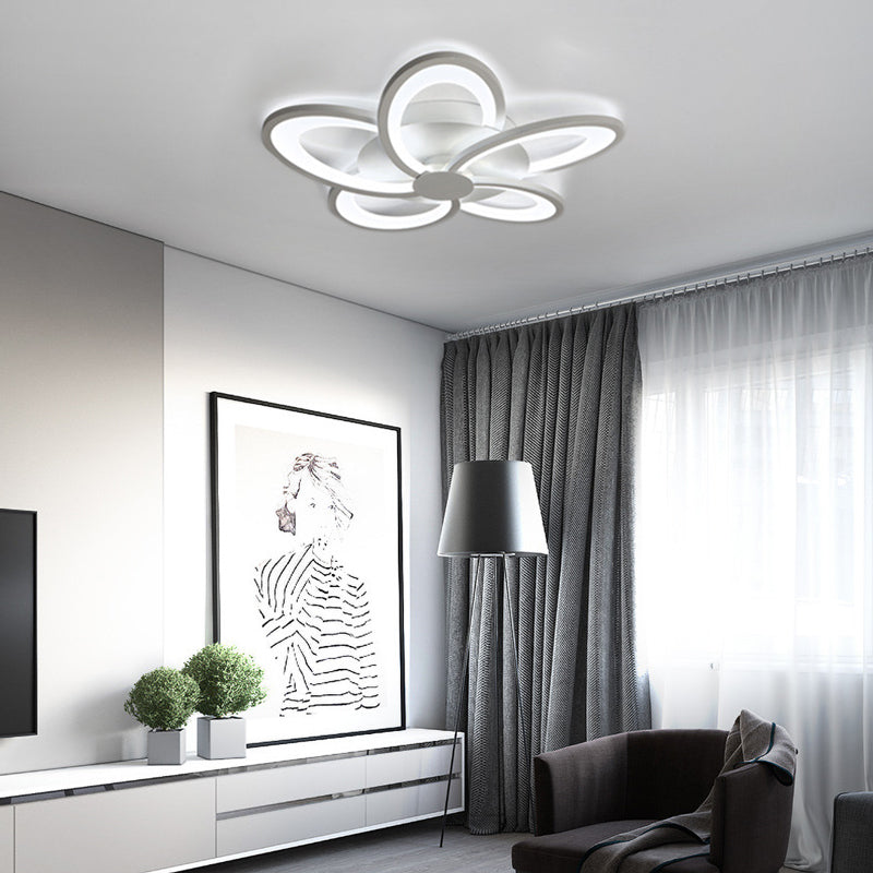 Arisha Flower Shape Ceiling Light White , 2 Style - Neutralighting