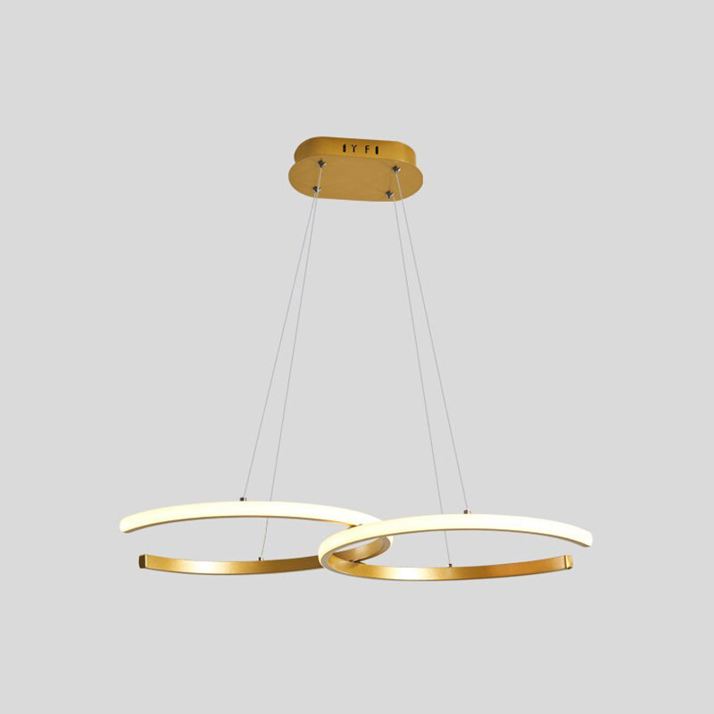 Arisha Modern Minimalist Pendant Light, Double-C - Neutralighting