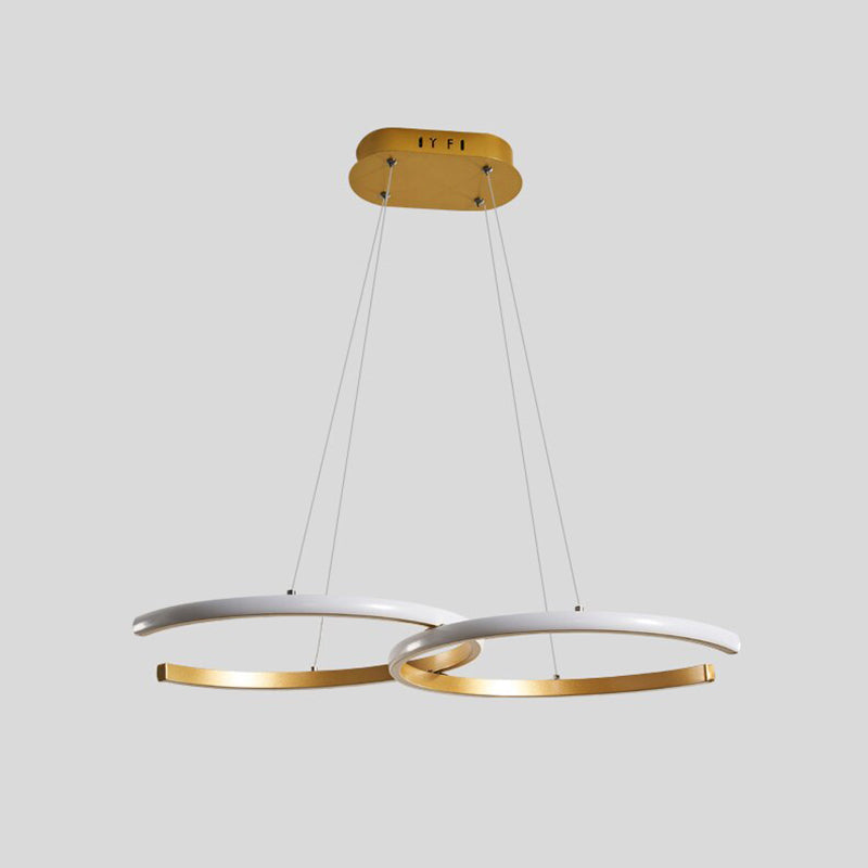 Arisha Modern Minimalist Pendant Light, Double-C - Neutralighting
