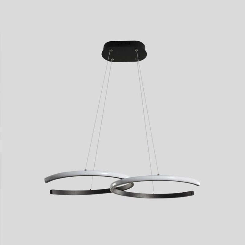 Arisha Modern Minimalist Pendant Light, Double-C - Neutralighting