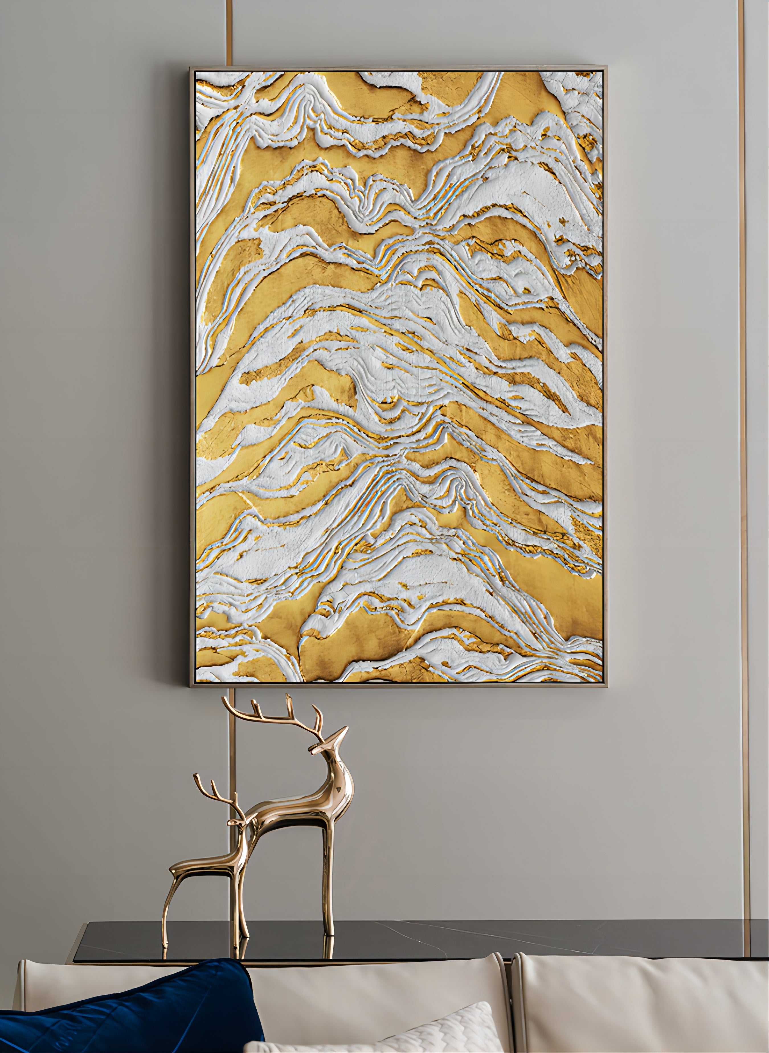 Plaster Art Texture Painting SG009 - Neutralighting