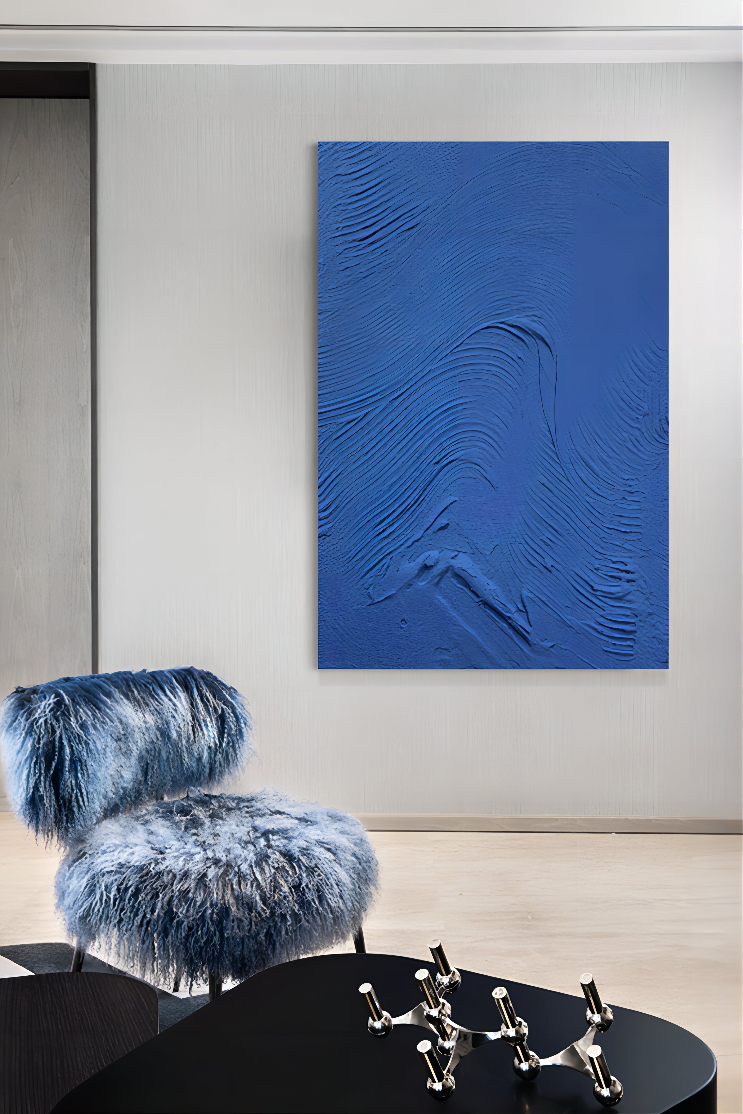Plaster Art Texture Painting SG013 - Neutralighting