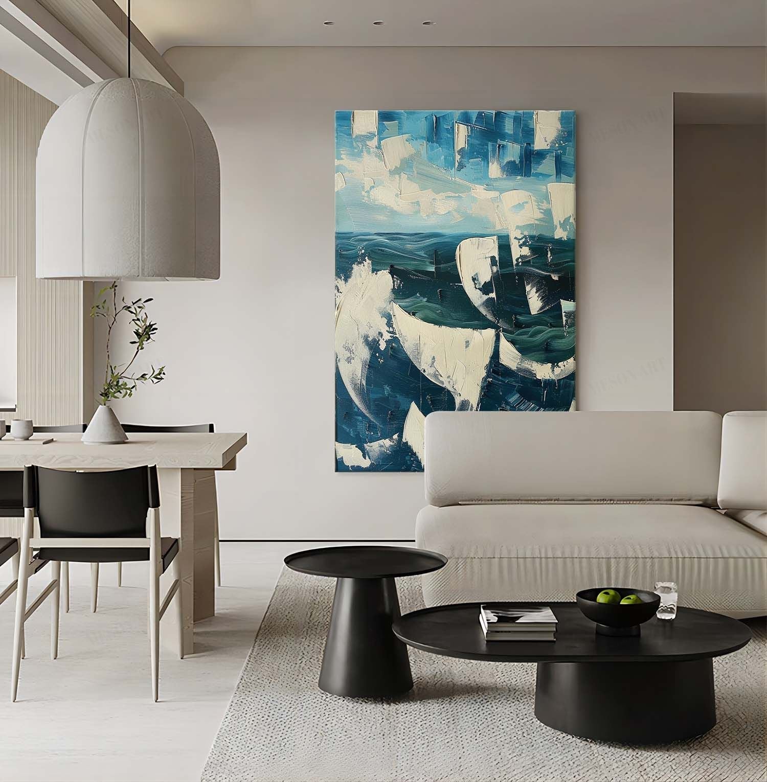 Plaster Art Texture Painting SG283 - Neutralighting