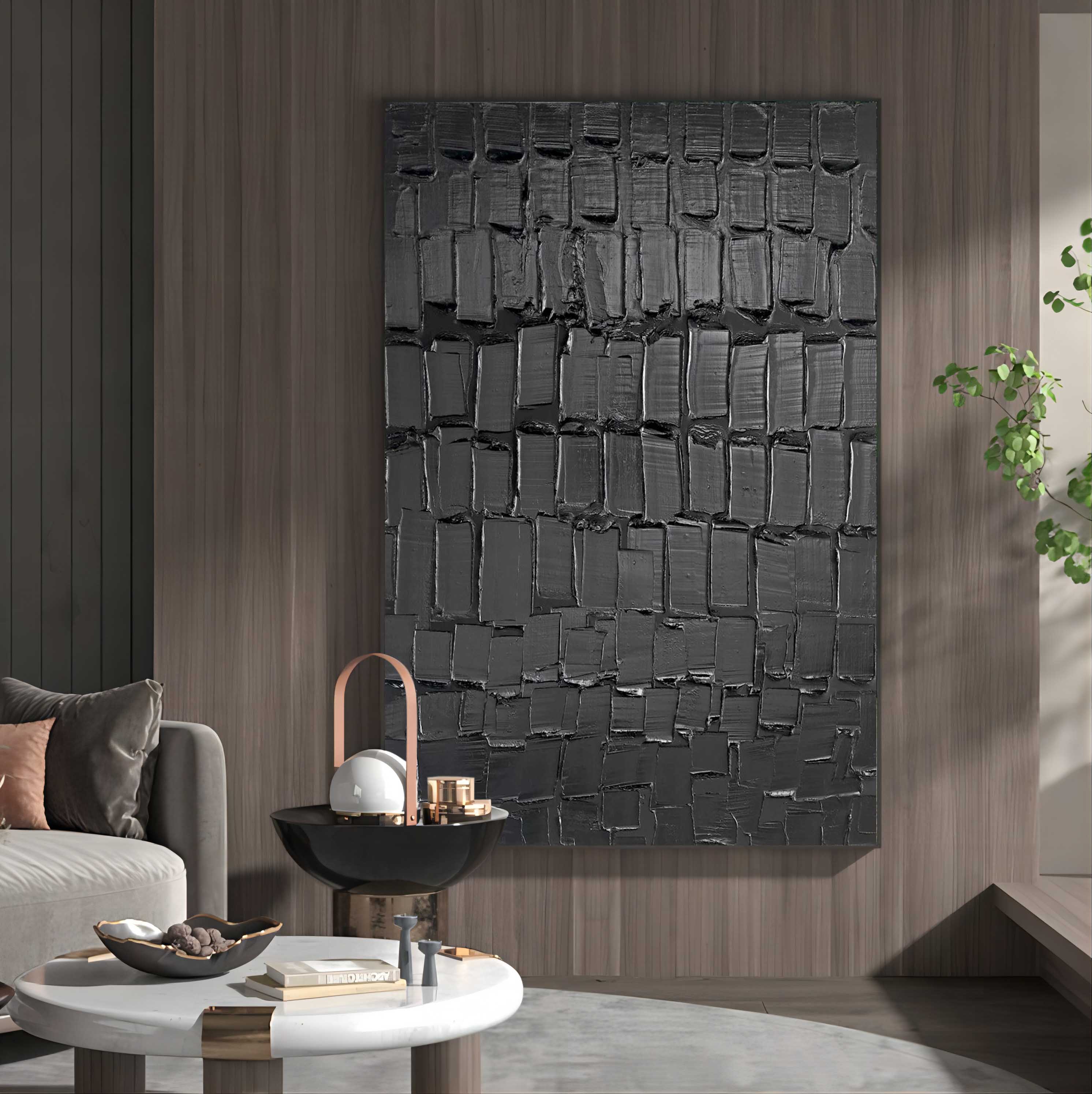 Wall Art Plaster Minimalist Abstract Modern