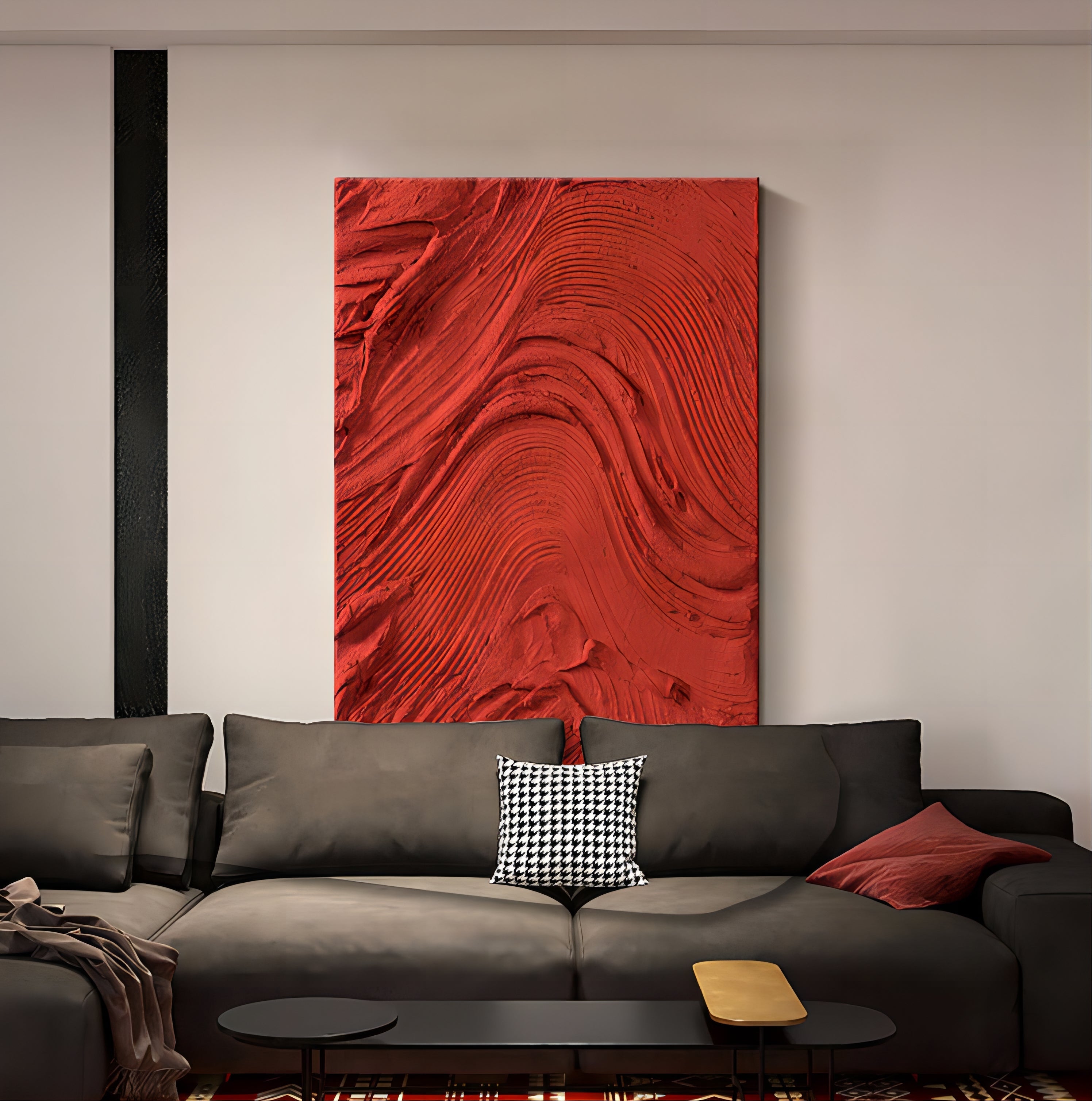 Plaster Art Texture Painting SG006 - Neutralighting