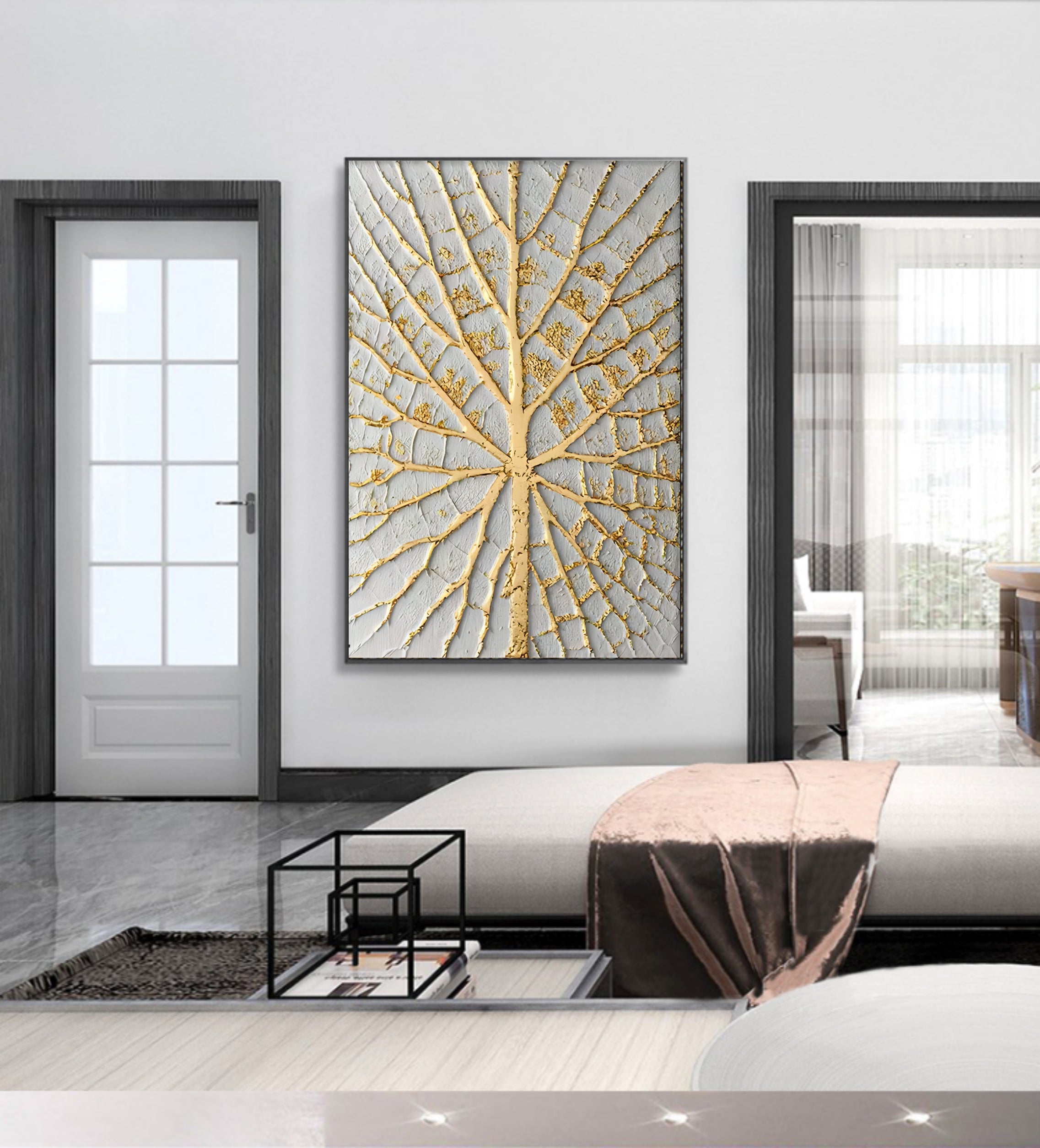Plaster Art Texture Painting SG029 - Neutralighting