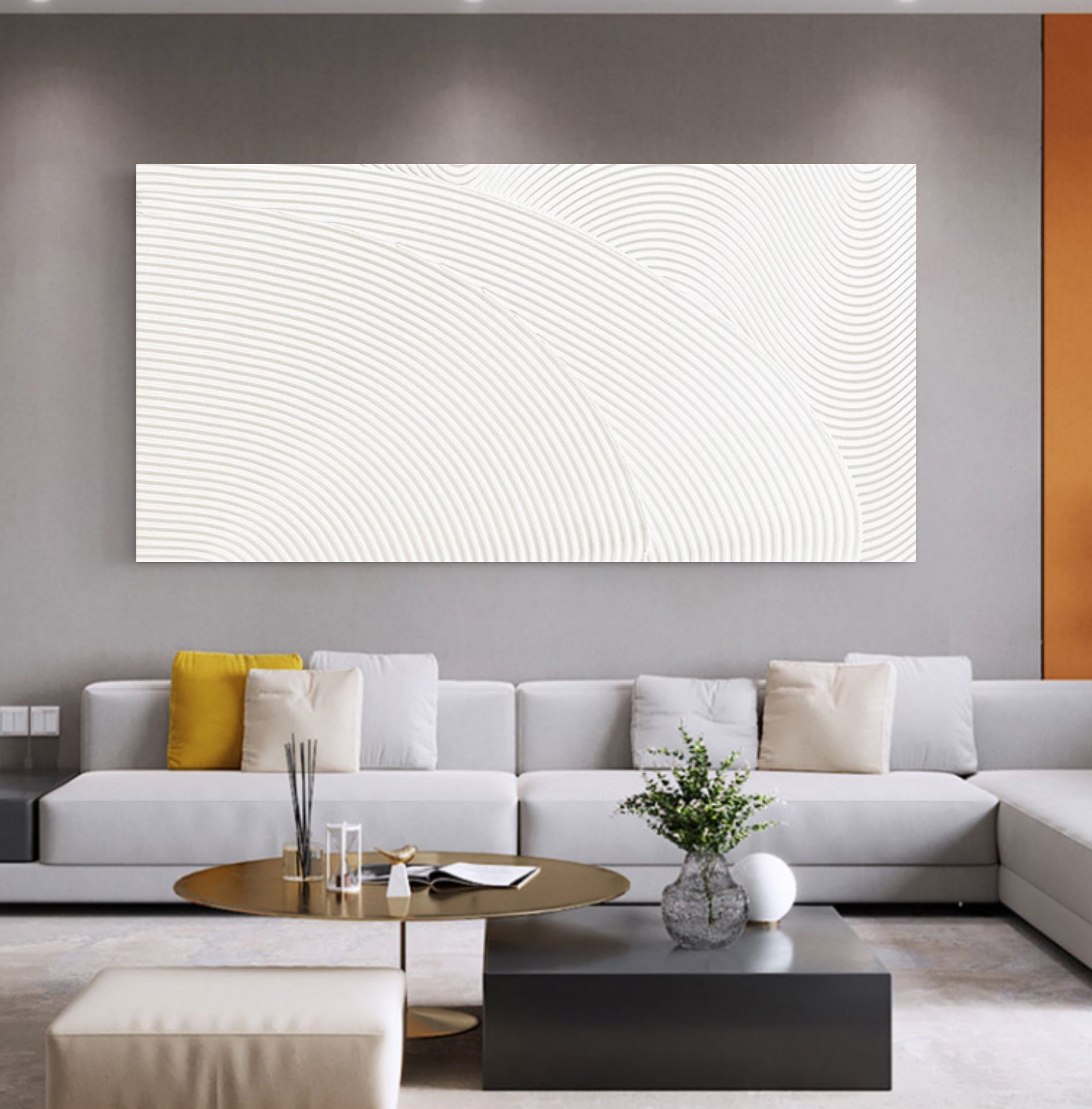 Plaster Art Texture Painting SG150 - Neutralighting