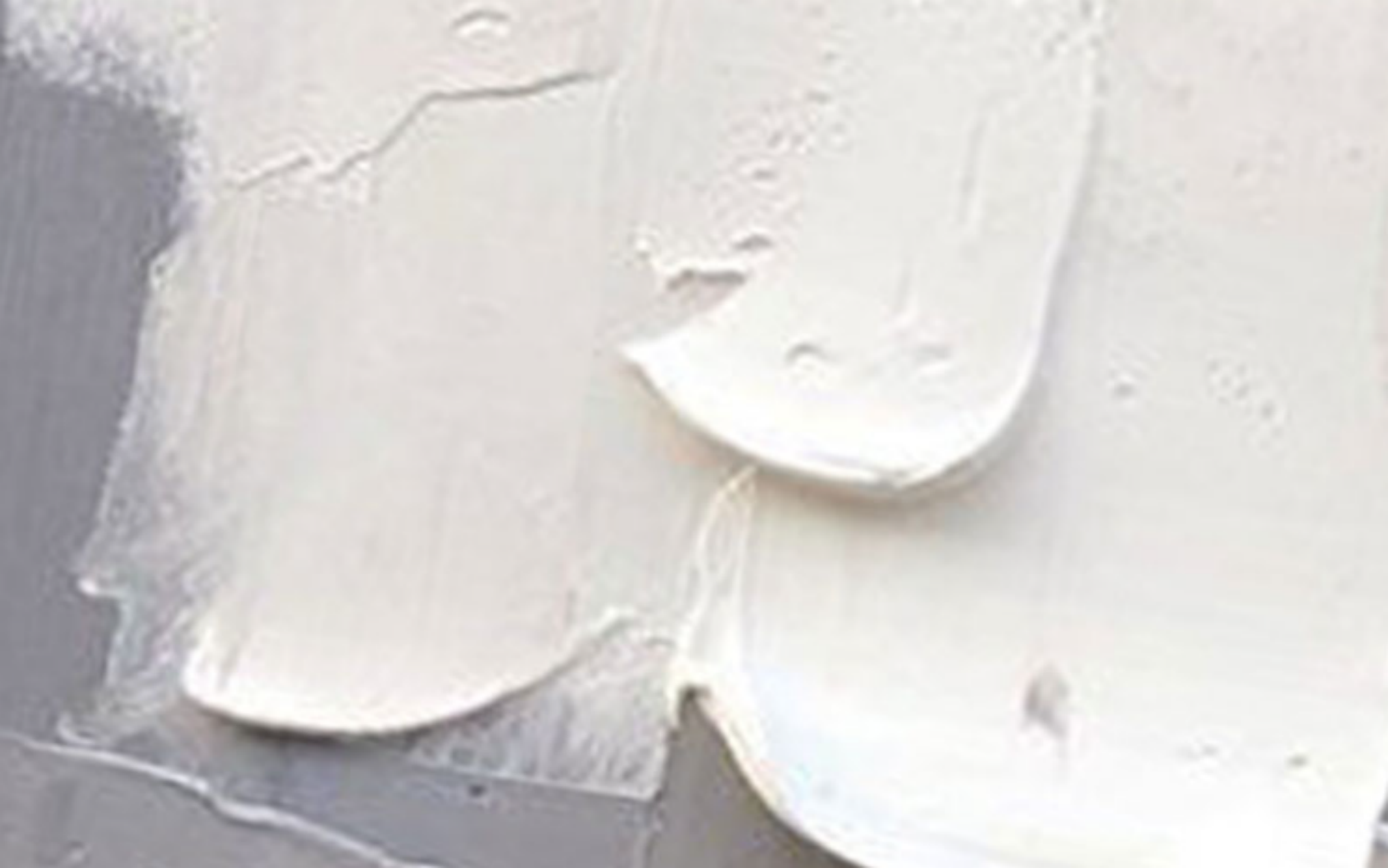 Wall Art Soft Gray White Layered Thick Paint