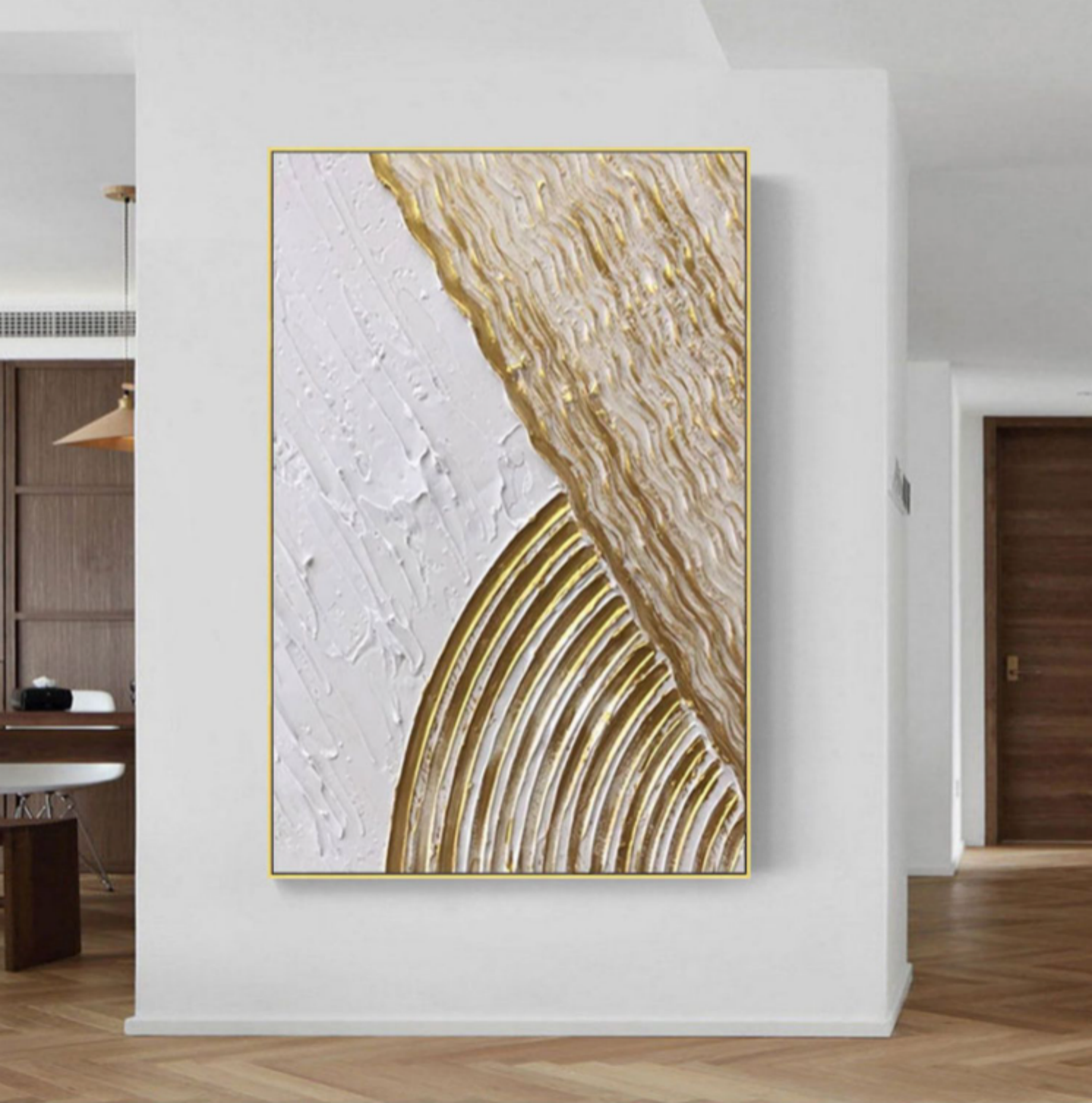 Plaster Art Texture Painting SG074 - Neutralighting