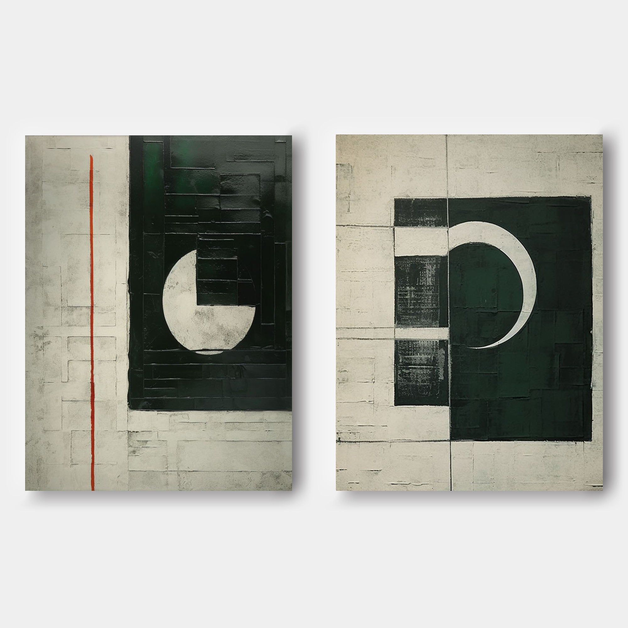 Abstract Painting Set Of 2 SP150 - Neutralighting