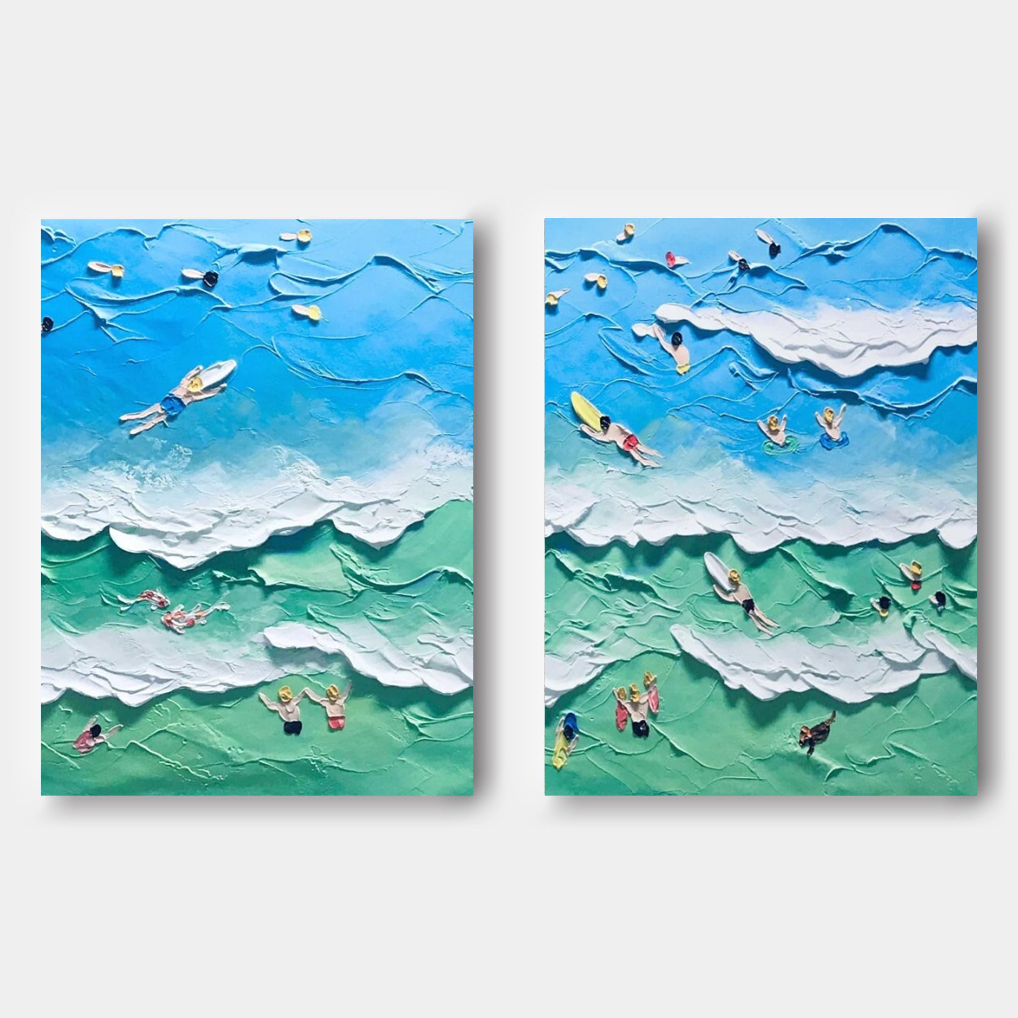 Abstract Painting Set Of 2 SP093 - Neutralighting
