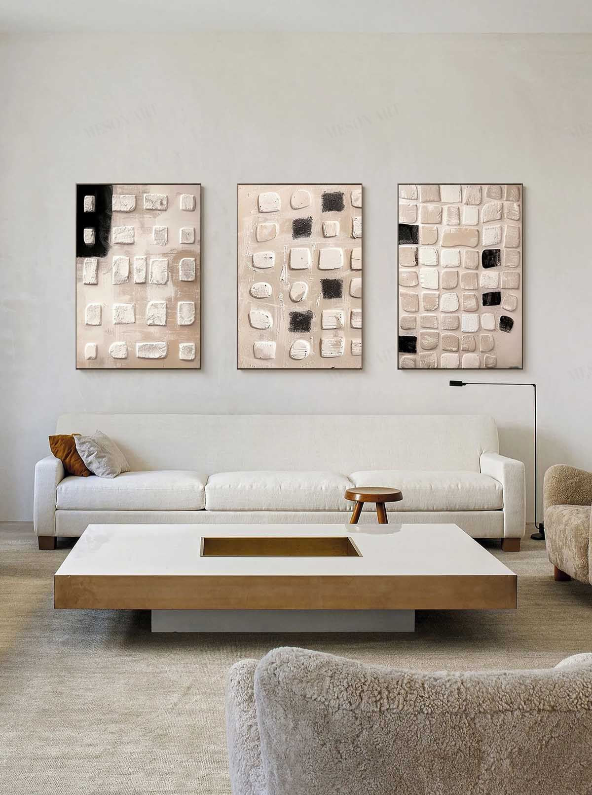 Abstract Painting Set of 3 SP162 - Neutralighting