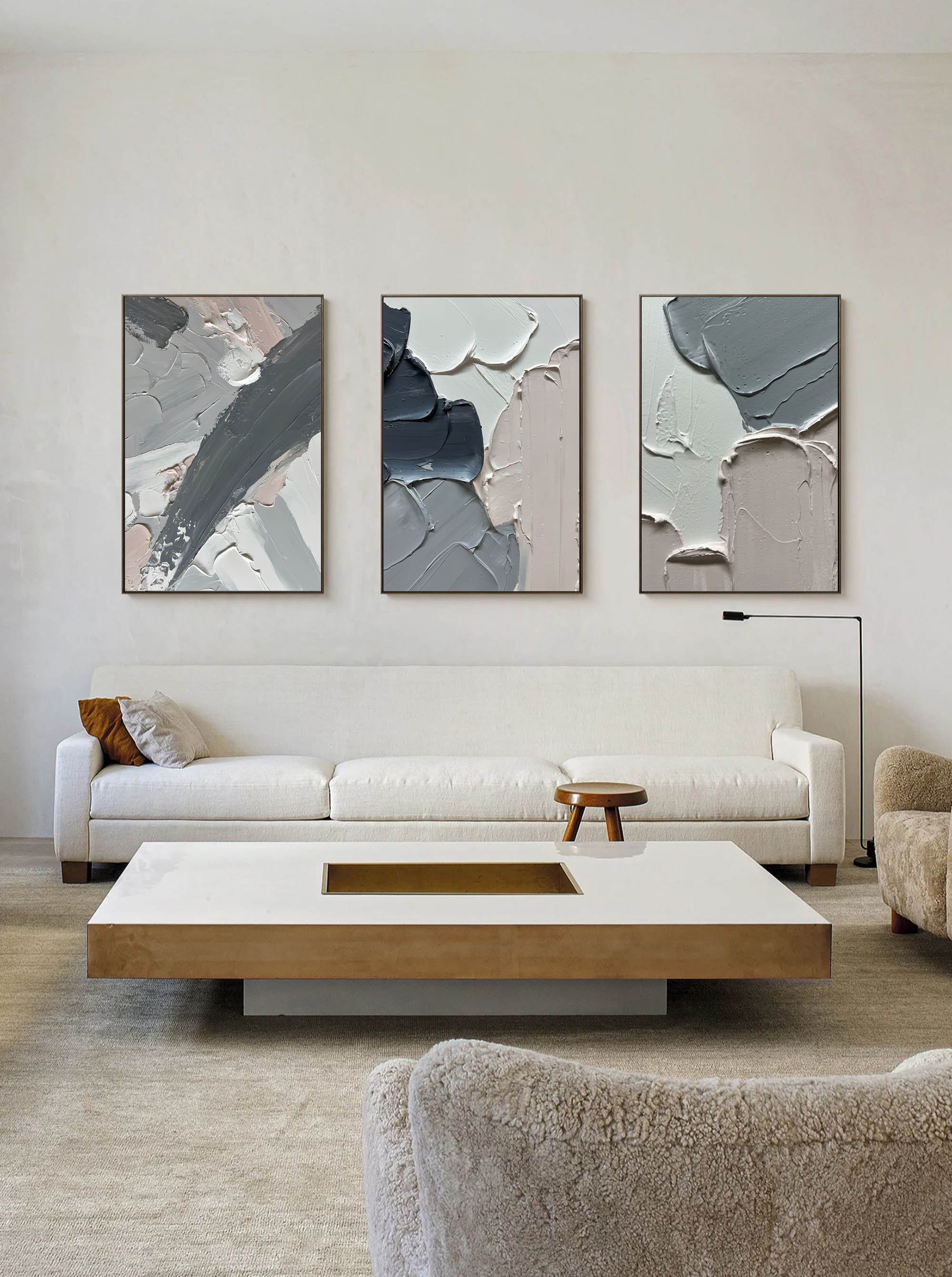 Abstract Painting Set of 3 SP079 - Neutralighting