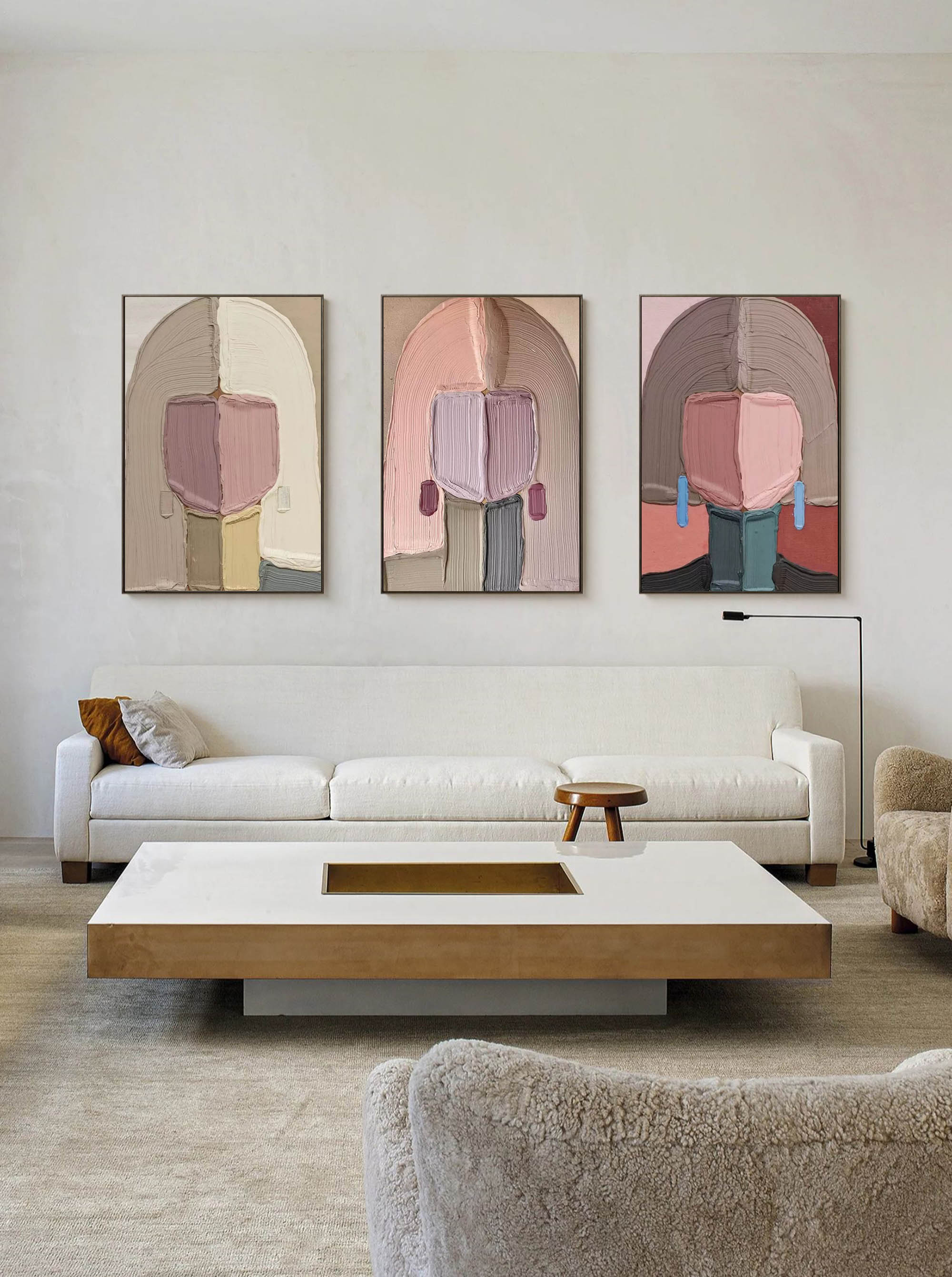 Abstract Painting Set of 3 SP085 - Neutralighting