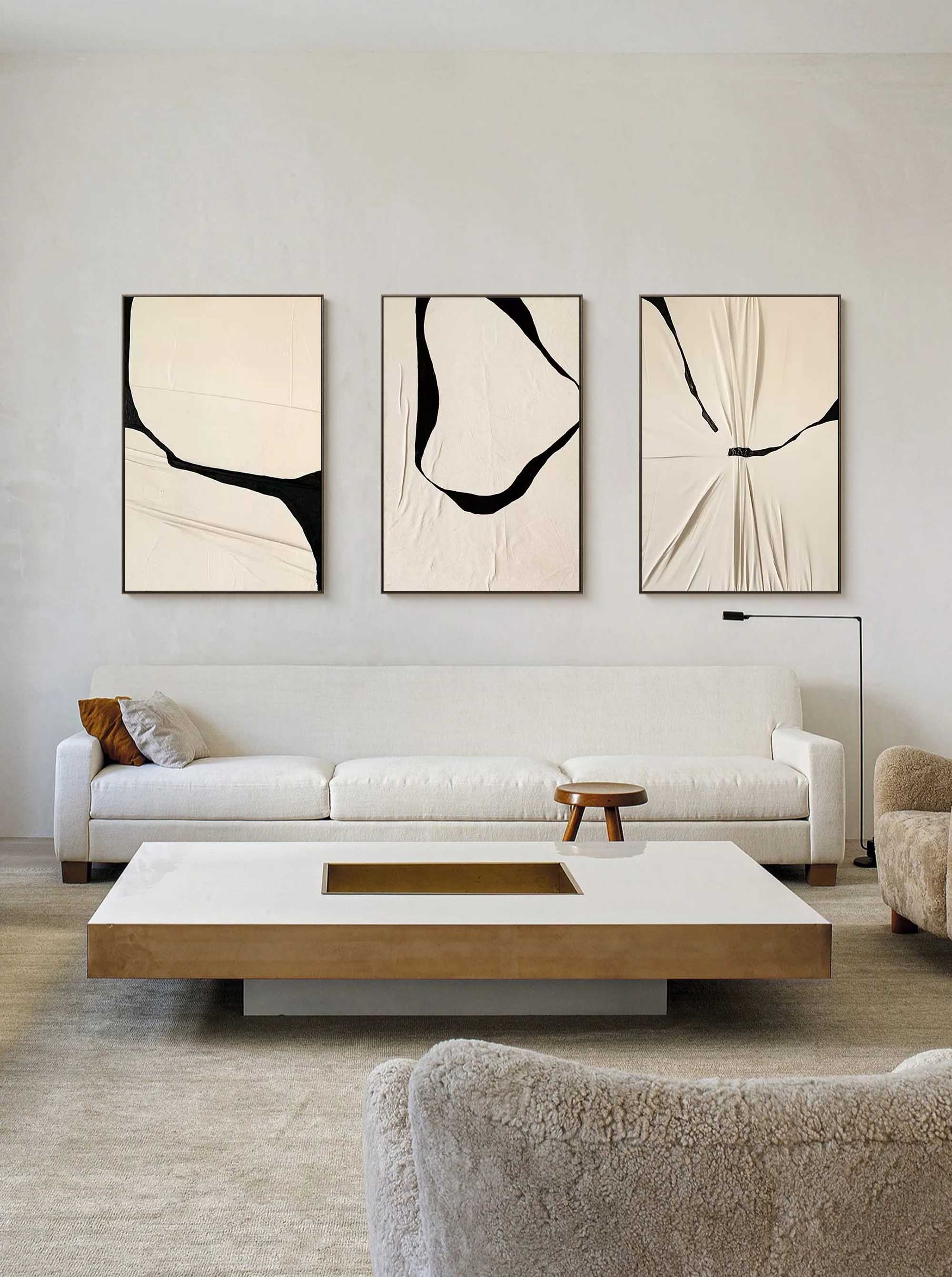 Abstract Painting Set of 3 SP122 - Neutralighting