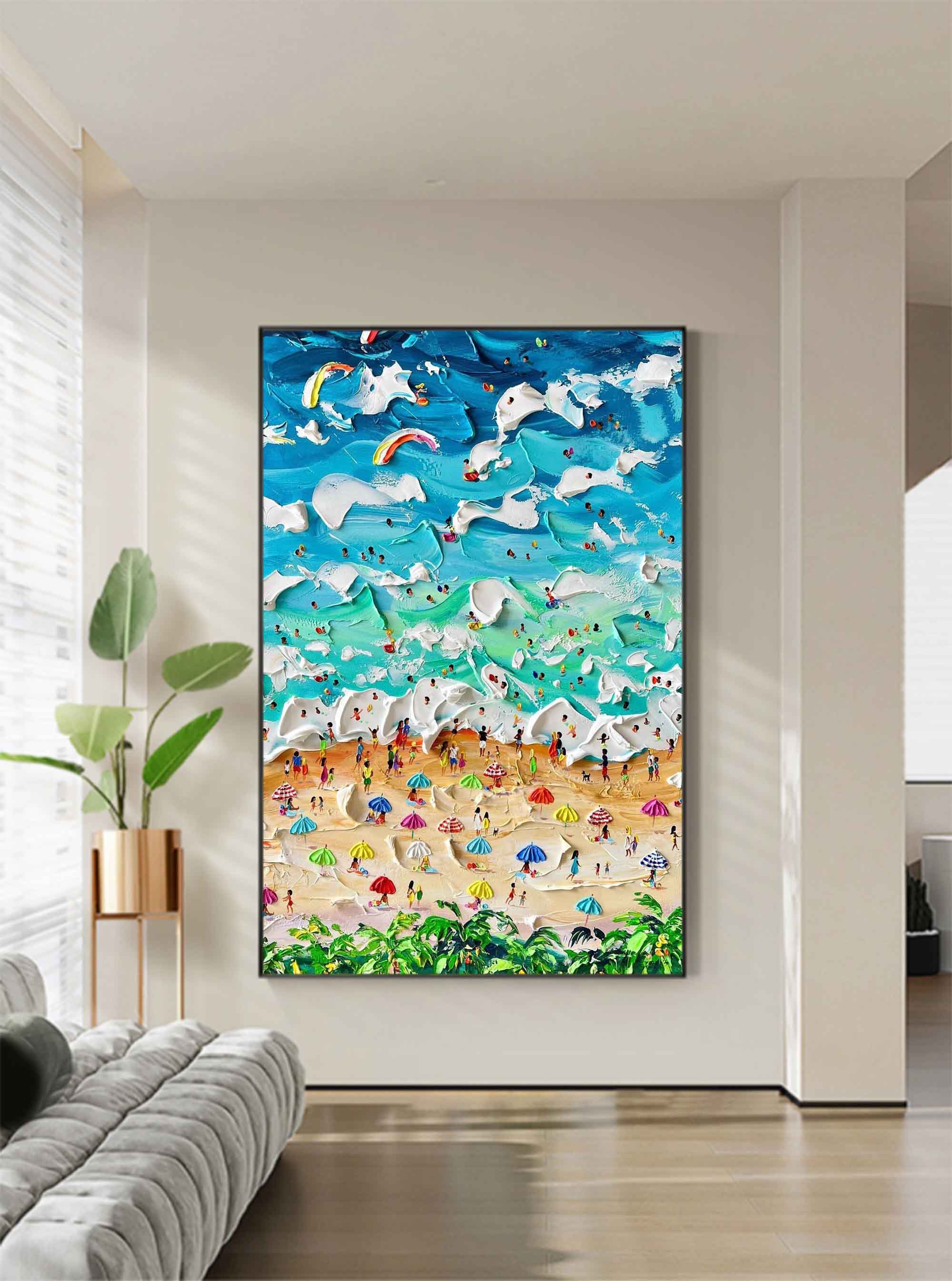 Plaster Art Texture Painting SG205 - Neutralighting
