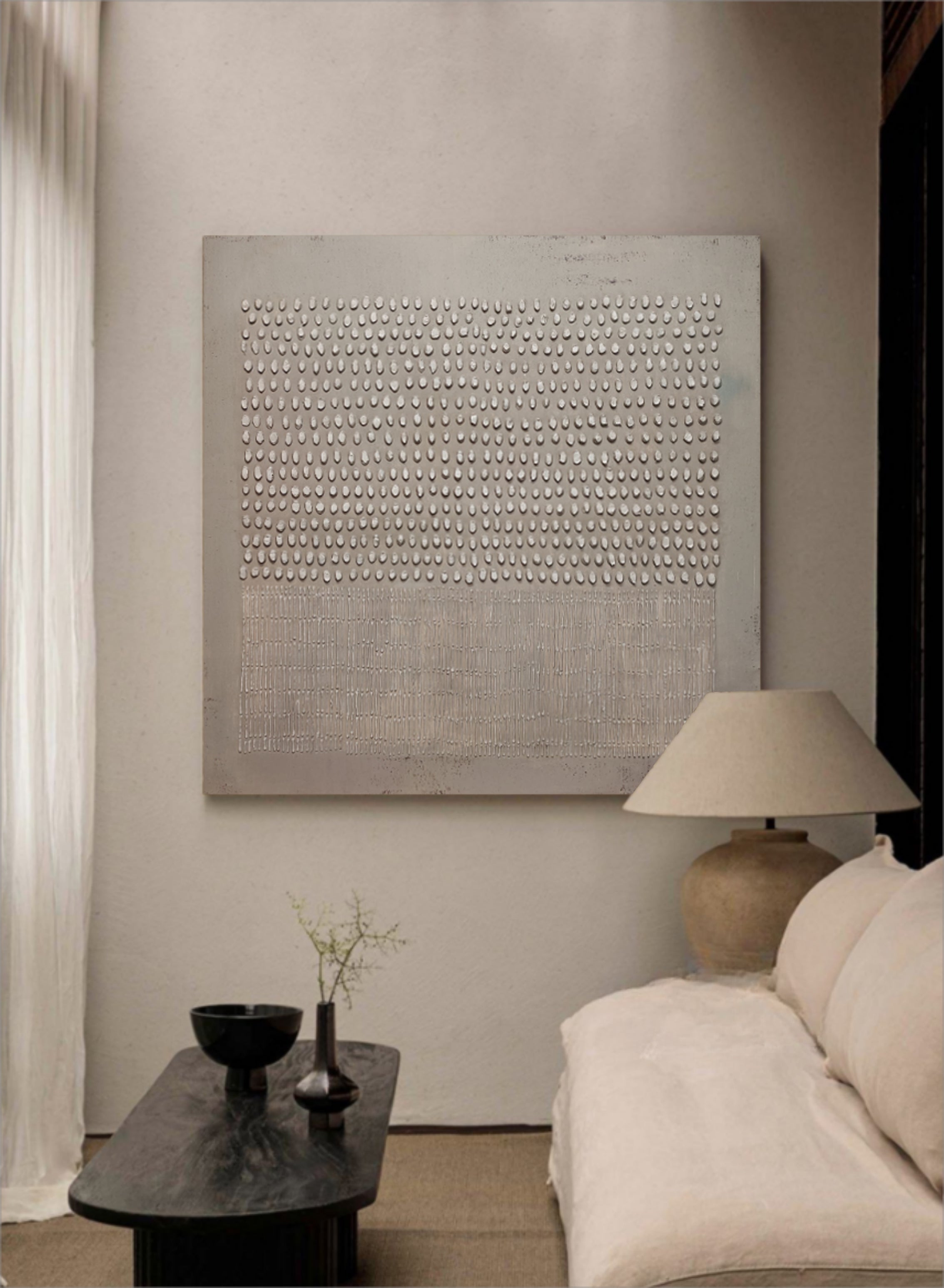 Wabi-Sabi Wall Art #TX011 - Neutralighting