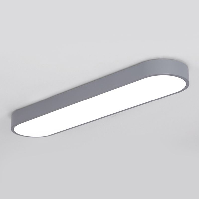 Arisha Oval Flush Mount LED Ceiling Light, Black/White/Grey/Gold - Neutralighting