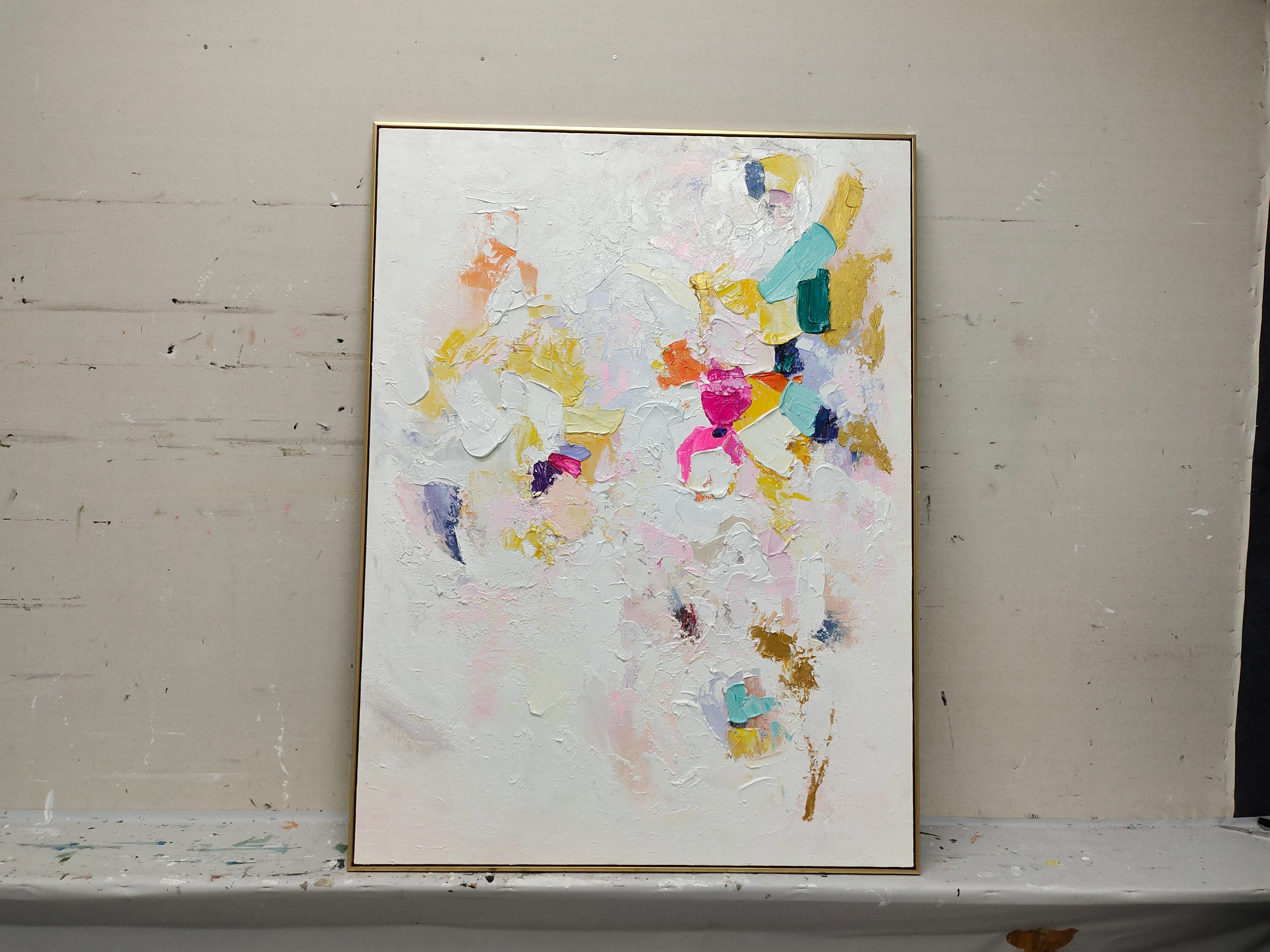 Plaster Art Texture Painting SG182 - Neutralighting