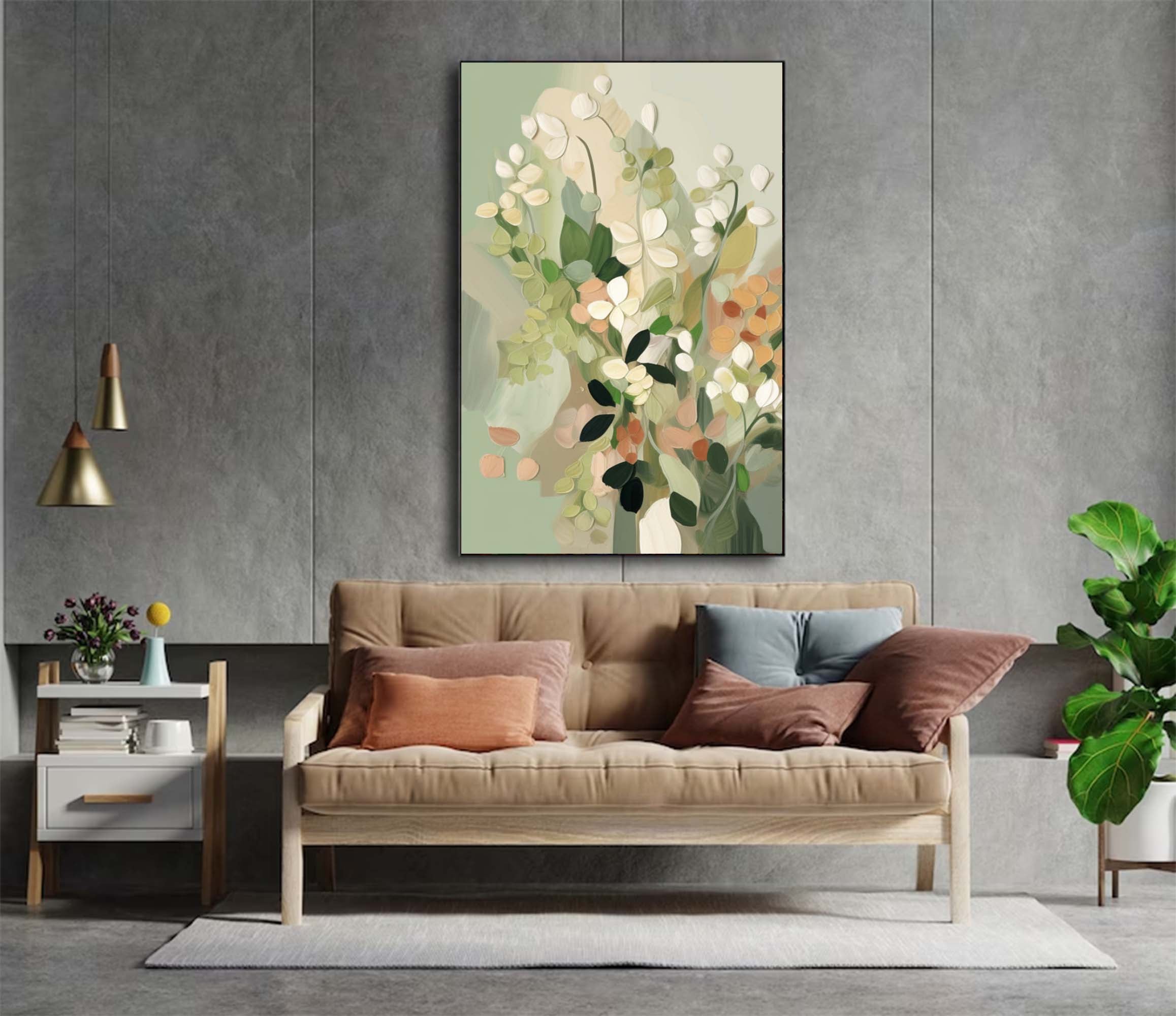 Flower Canvas Art FL030 - Neutralighting