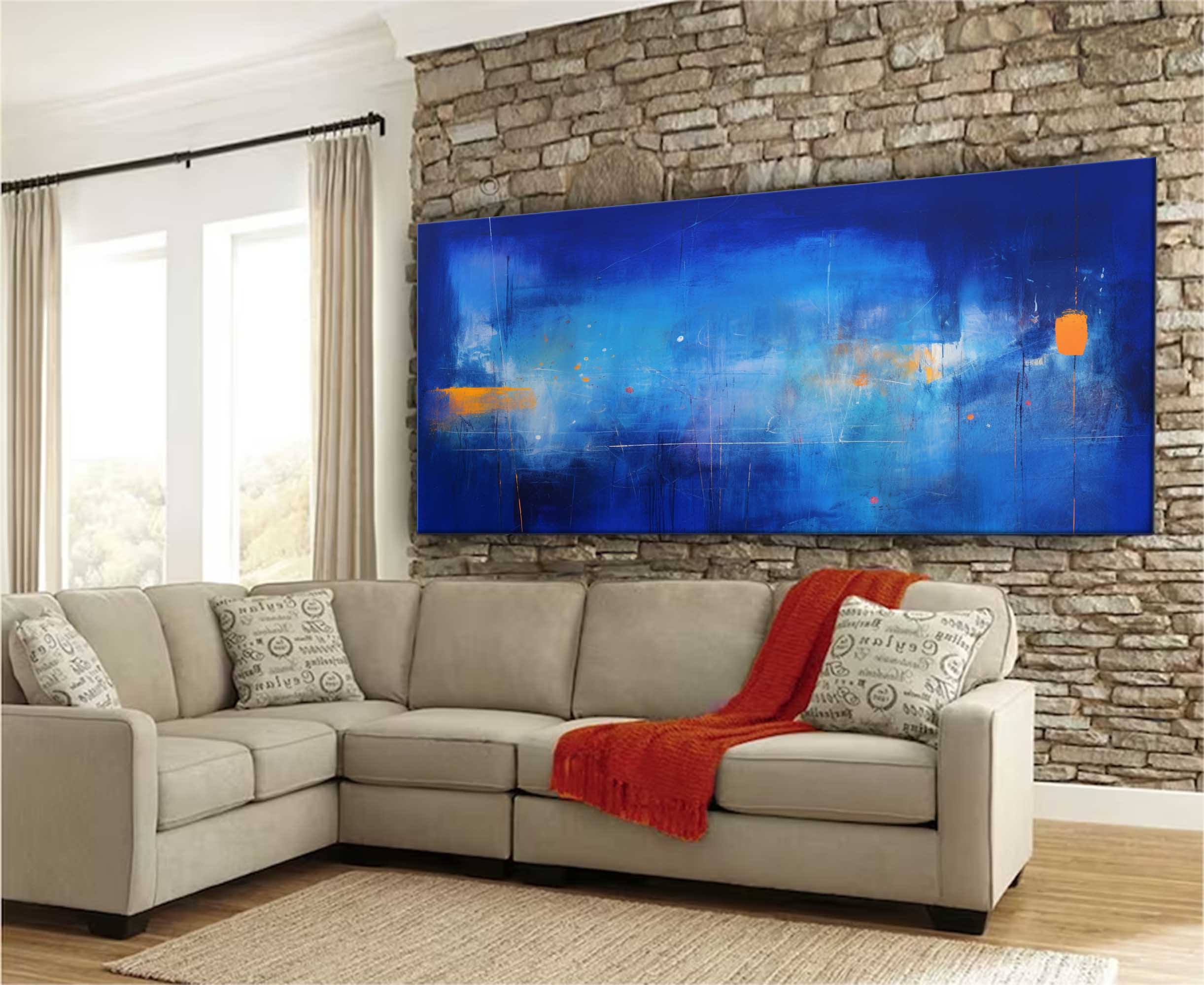 Abstract Canvas Art AB216 - Neutralighting