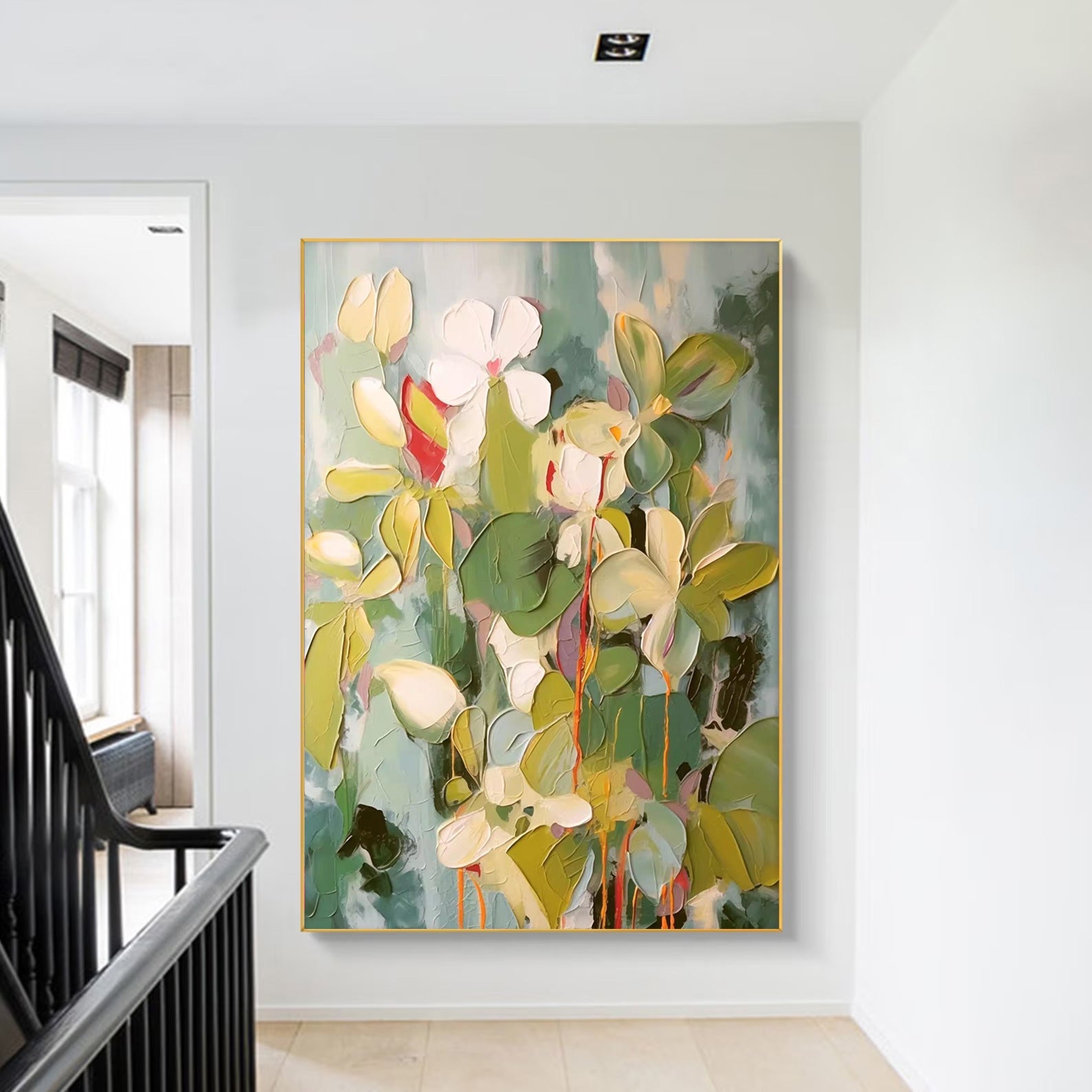 Wall Art Fresh Pale Petal Botanical Blossom