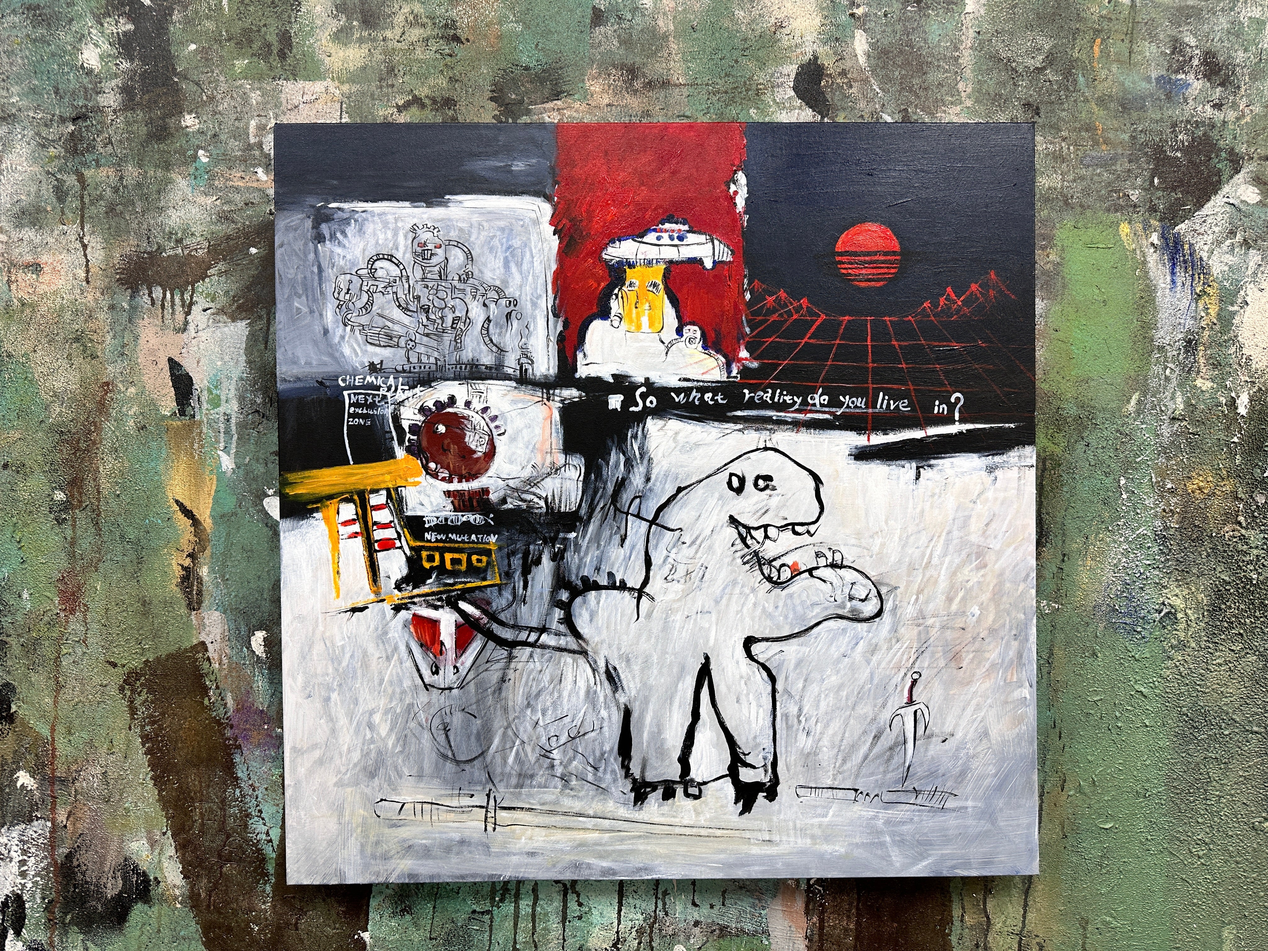 Wall Art Abstract Graffiti Playful Energetic