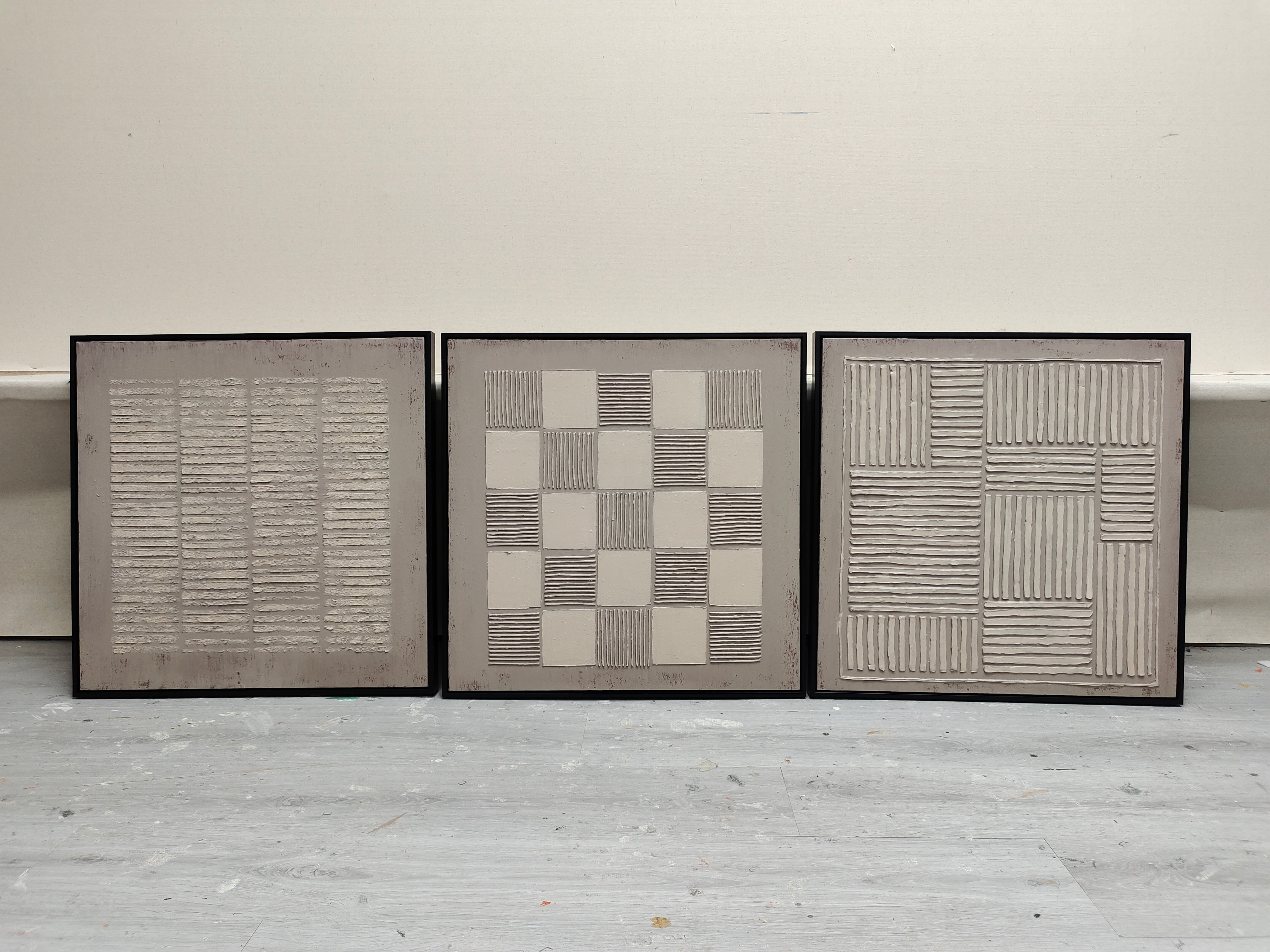 Abstract Painting Set Of 3 SP060 - Neutralighting