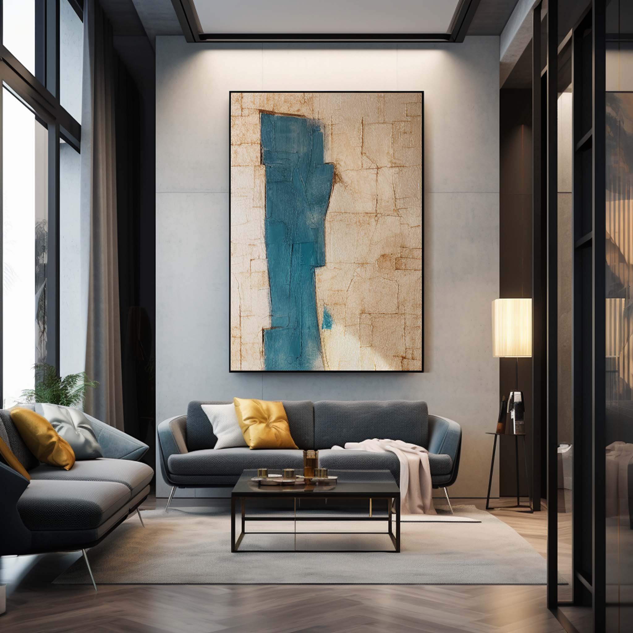 Wall Art Abstract Serene Calm Zen Raw