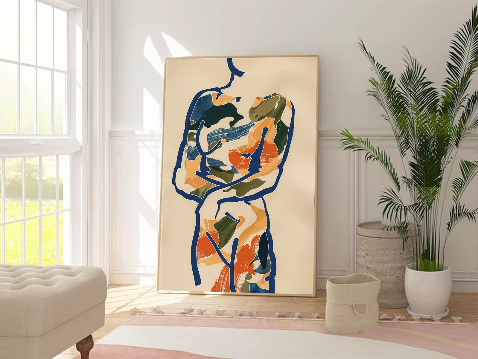 Wall Art Figurative Minimalist Abstract Line