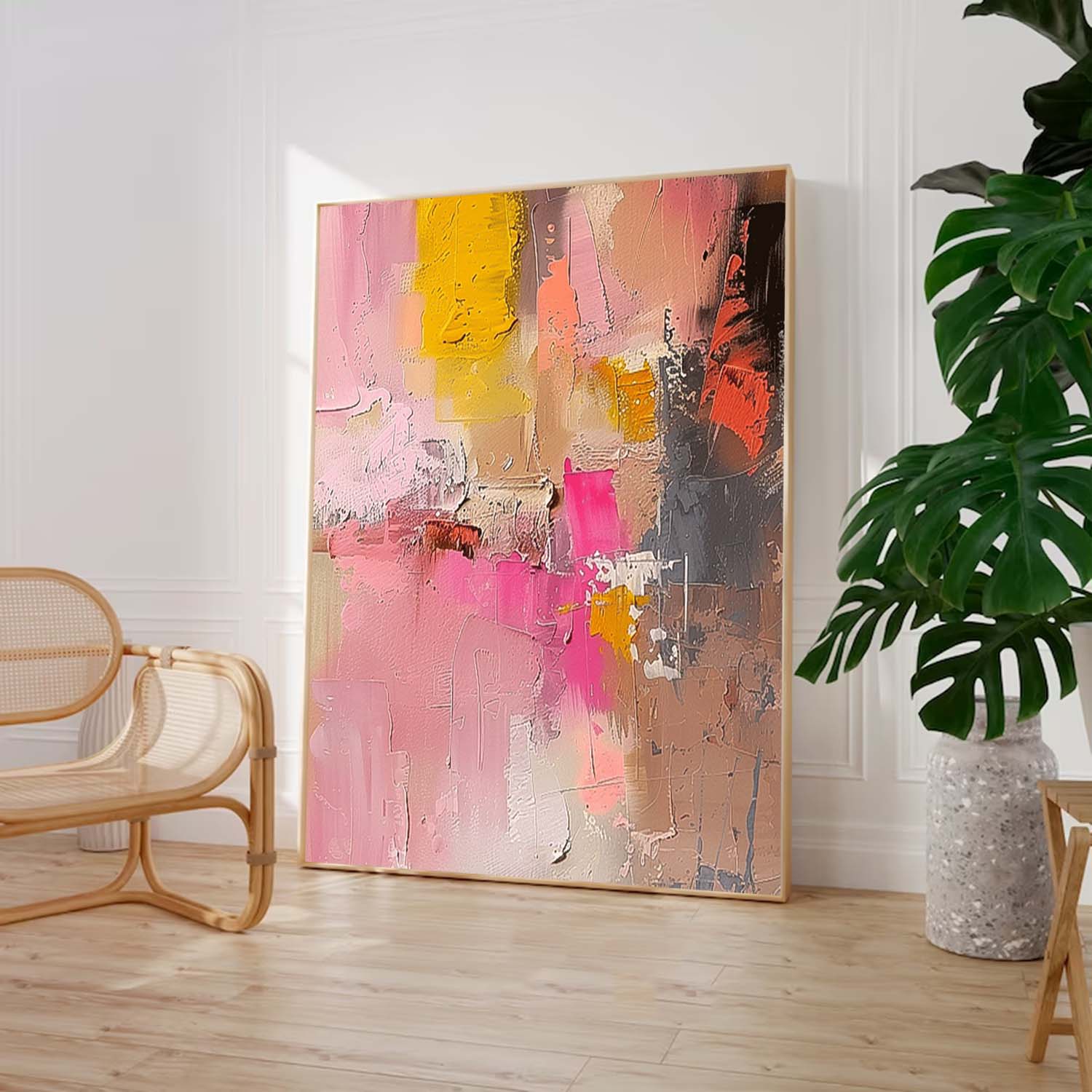 Wall Art Vibrant Abstract Contemporary Playful
