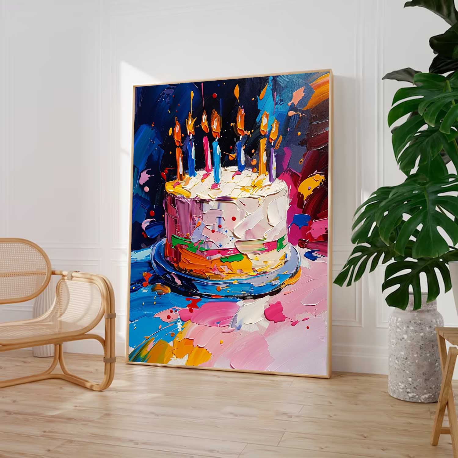 Wall Art Modern Abstract Cartoon Cute