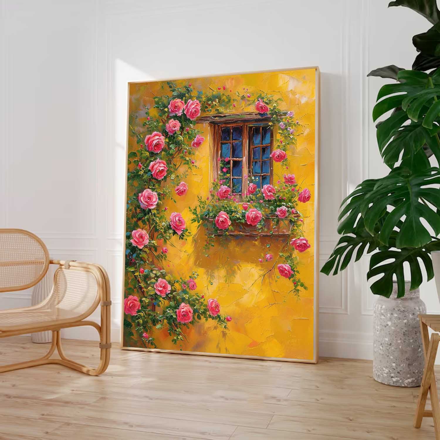 Wall Art Flower Romantic Artistic Atmosphere