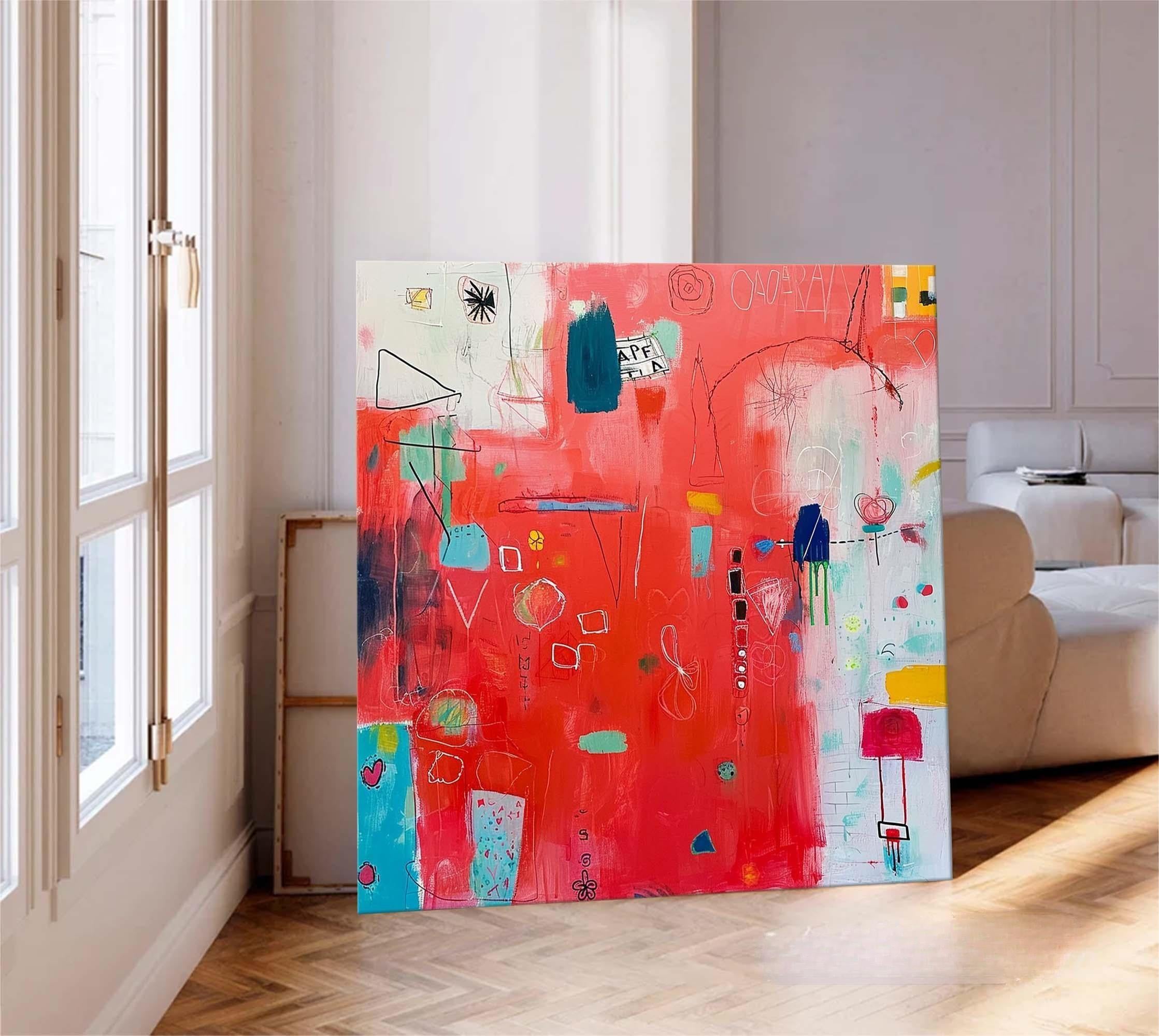 Wall Art Abstract Energetic Quirky Modern