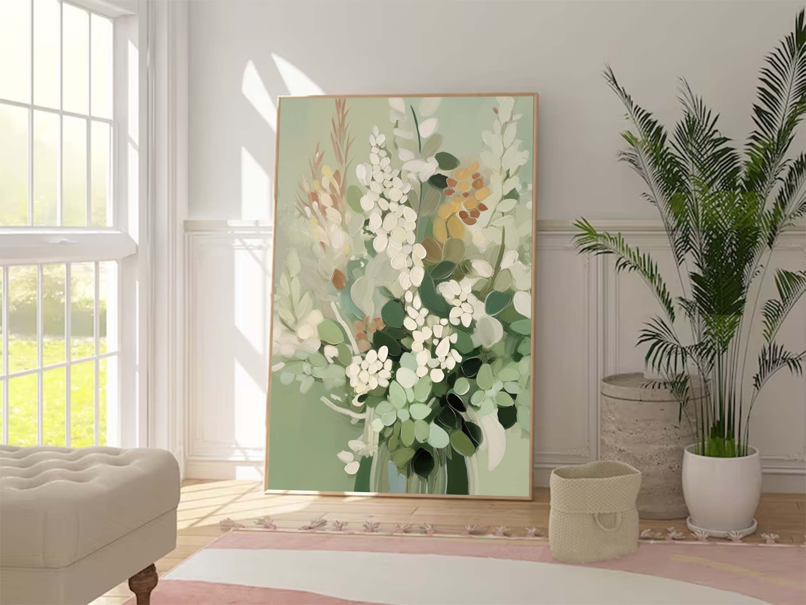 Wall Art Flower Still Life Soft Dense