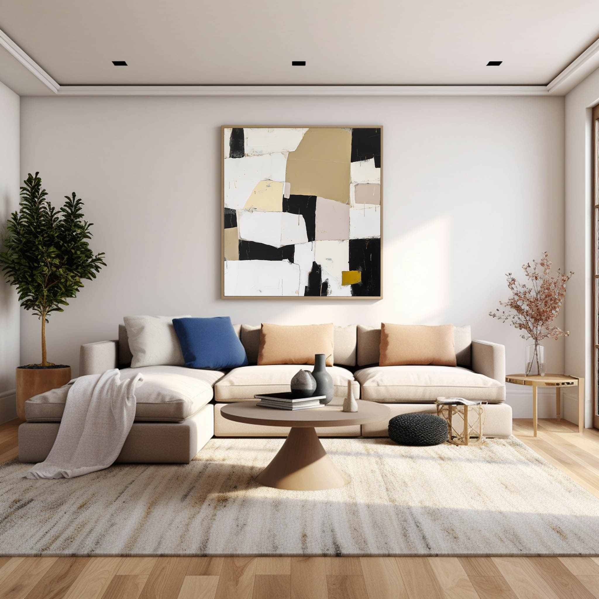 Wall Art Wabi-Sabi Neutral Abstract Serene