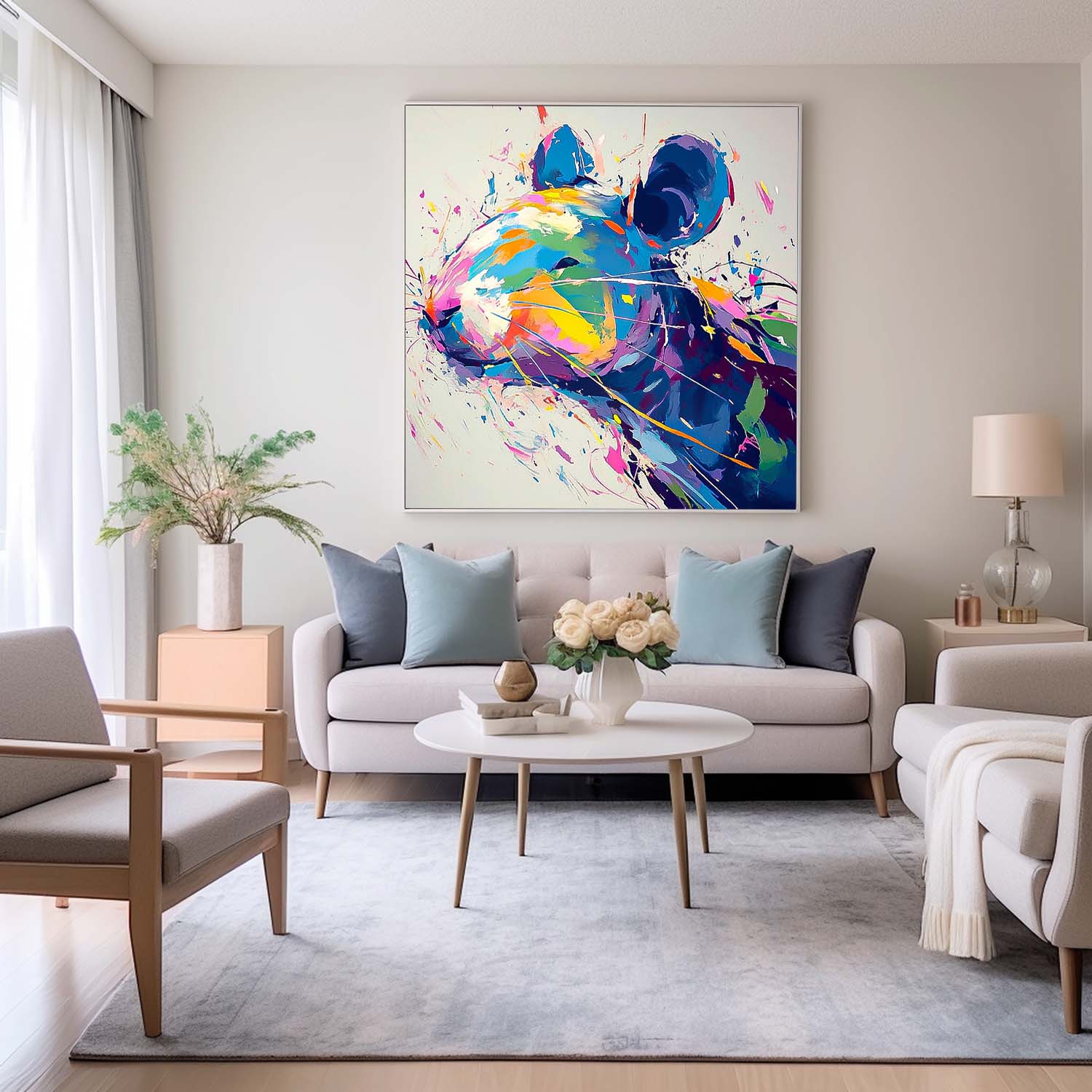 Animal Canvas Art AN099 - Neutralighting